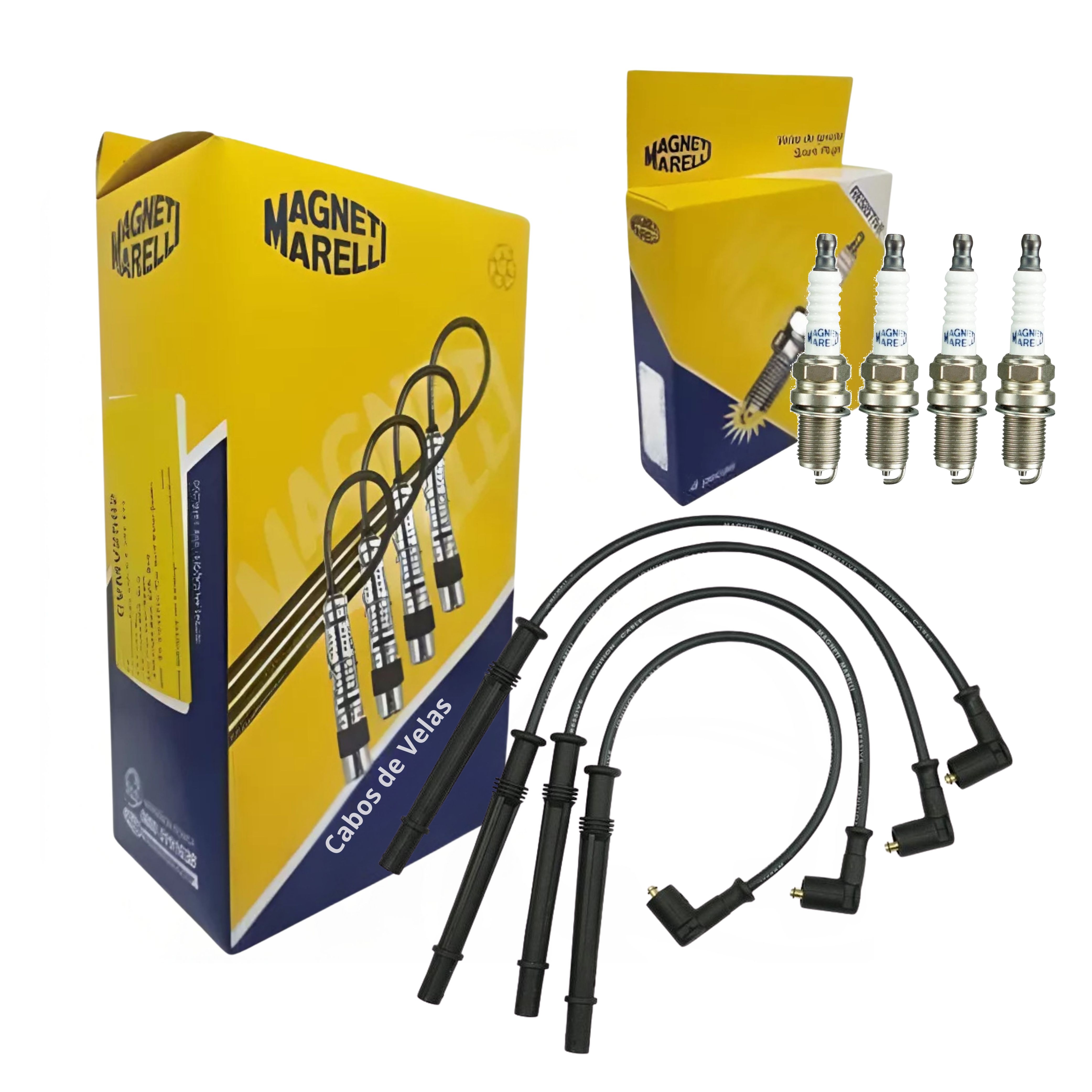 Kit Cabo e Vela de Ignição - Magneti Marelli - CVMR1602 / K6RTCMM-10