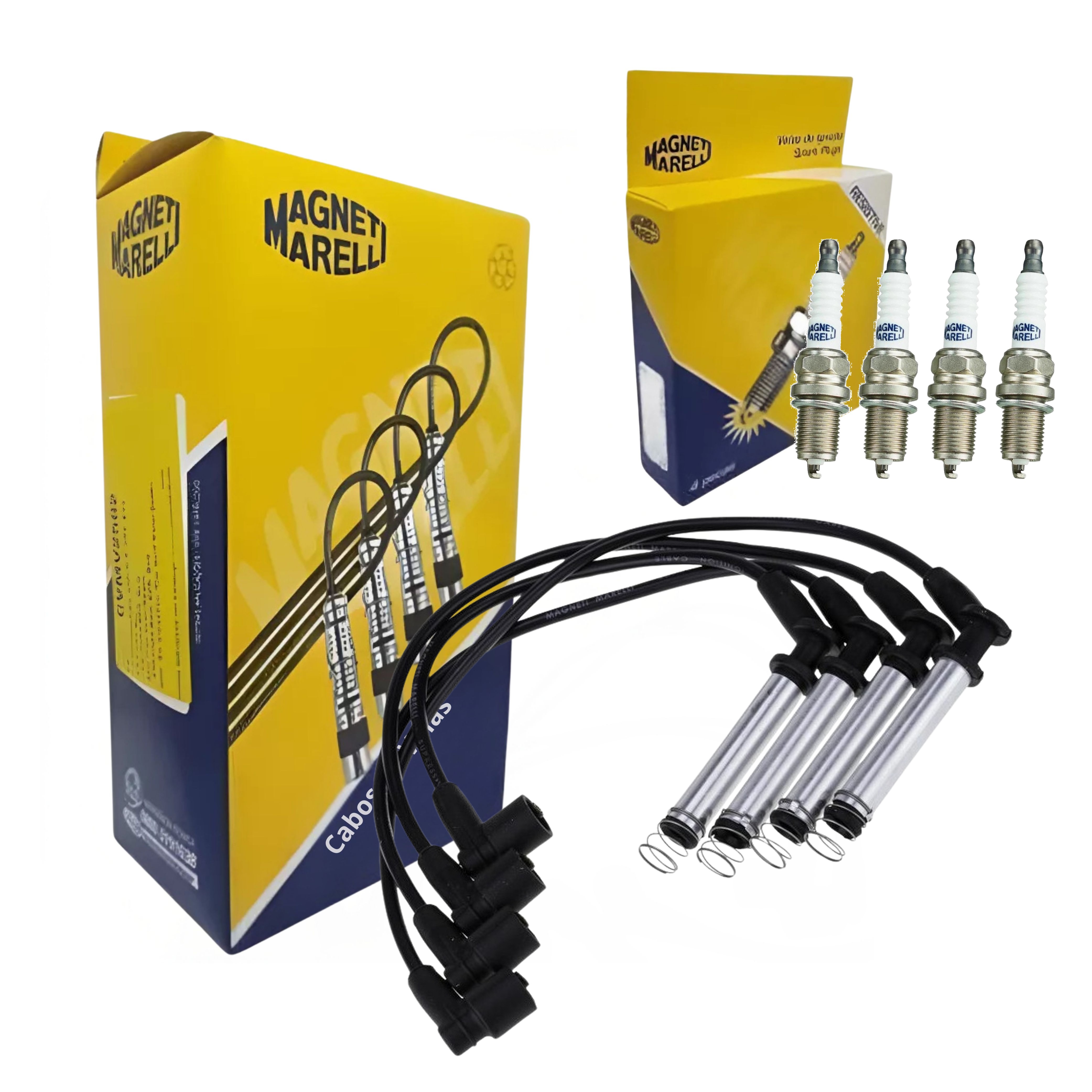 Kit Cabo e Vela de Ignição - Magneti Marelli - CVMG7202 / K7RFMM