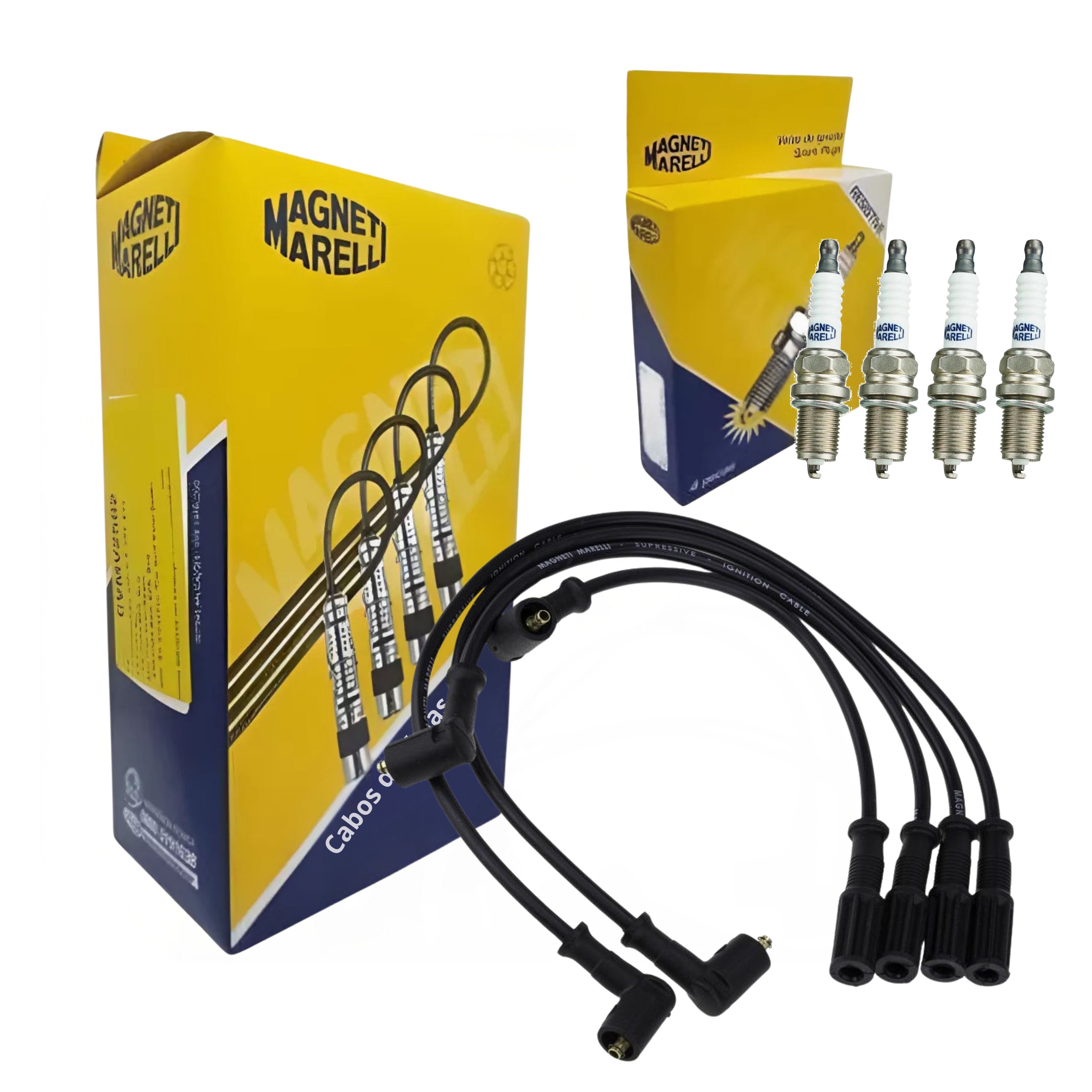 Kit Cabo e Vela de Ignição - Magneti Marelli - CVMT0902 / K7RFMM