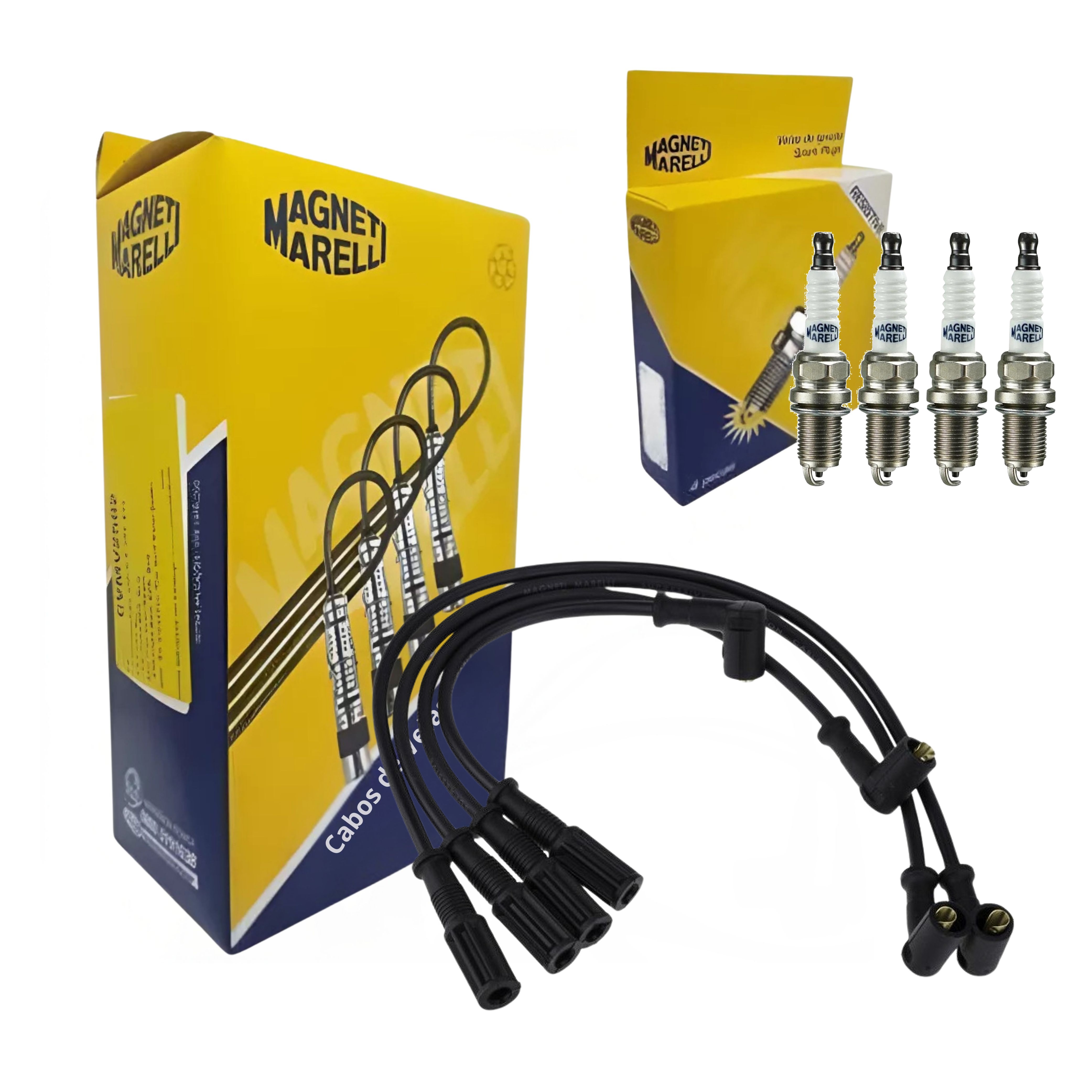 Kit Cabo e Vela de Ignição - Magneti Marelli - CVMT0602 / K5RF2MM