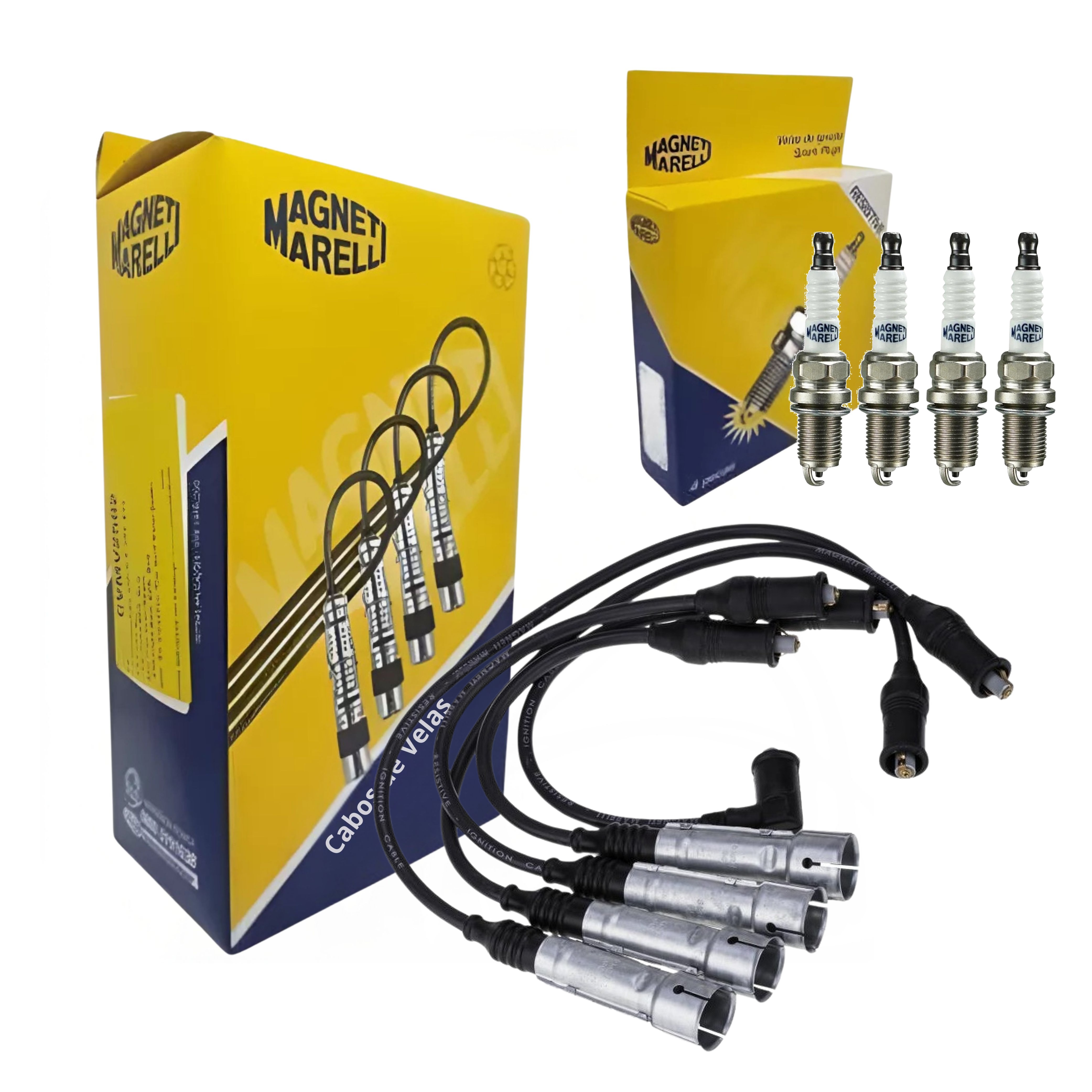 Kit Cabo e Vela de Ignição - Magneti Marelli - CVMV0102 / K5RF2MM