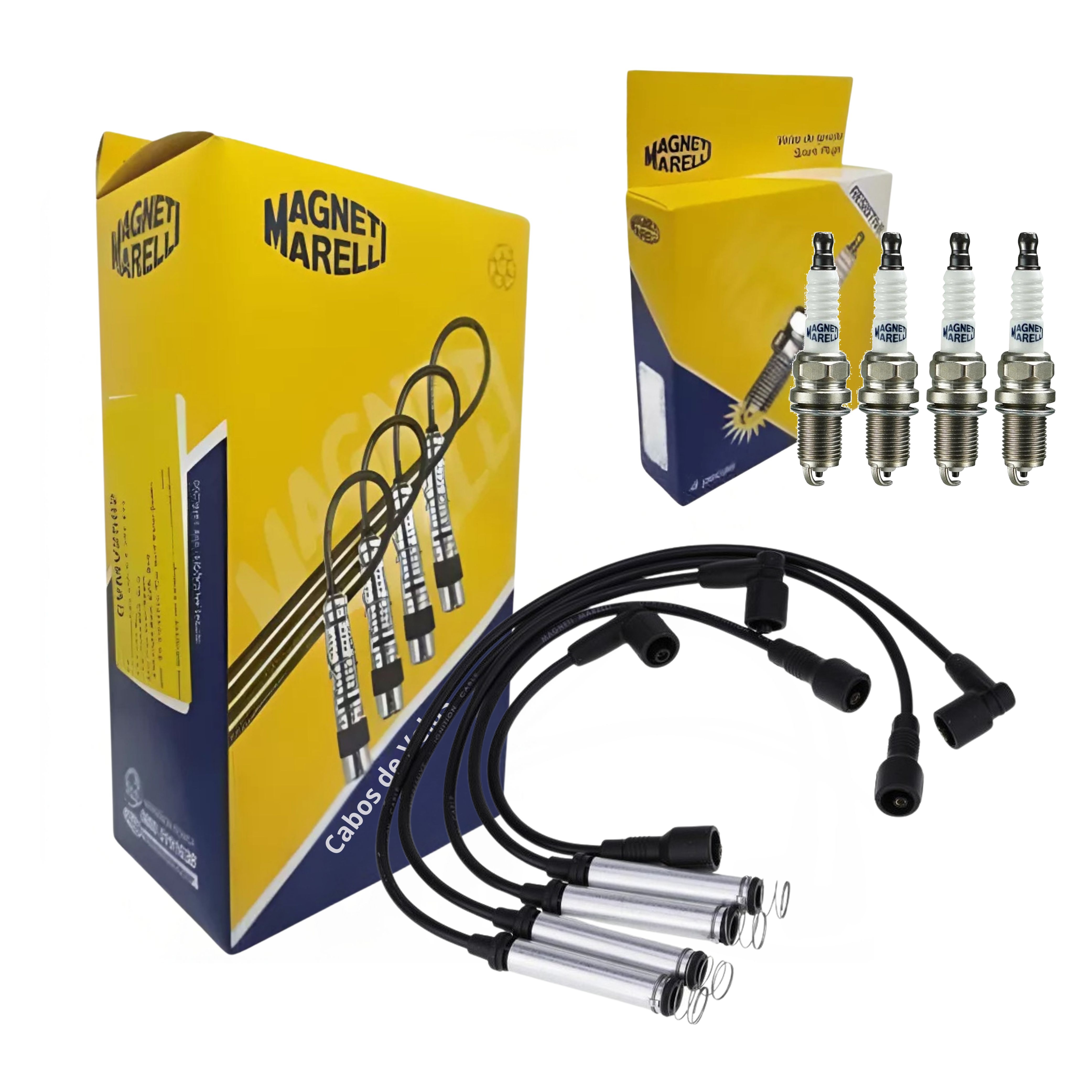 Kit Cabo e Vela de Ignição - Magneti Marelli - CVMG6902 / K5RF2MM