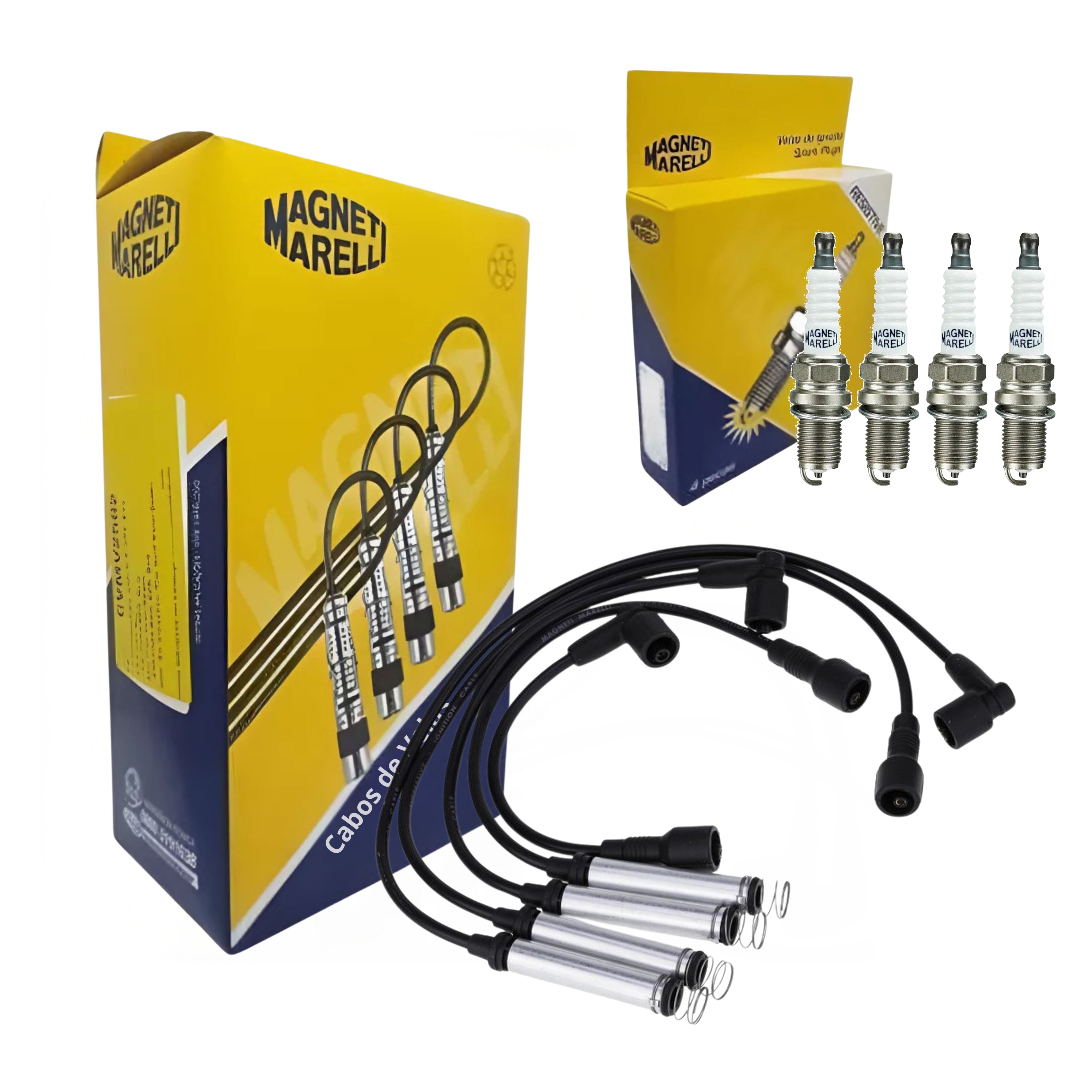 Kit Cabo e Vela de Ignição - Magneti Marelli - CVMG6902 / K6RFMM