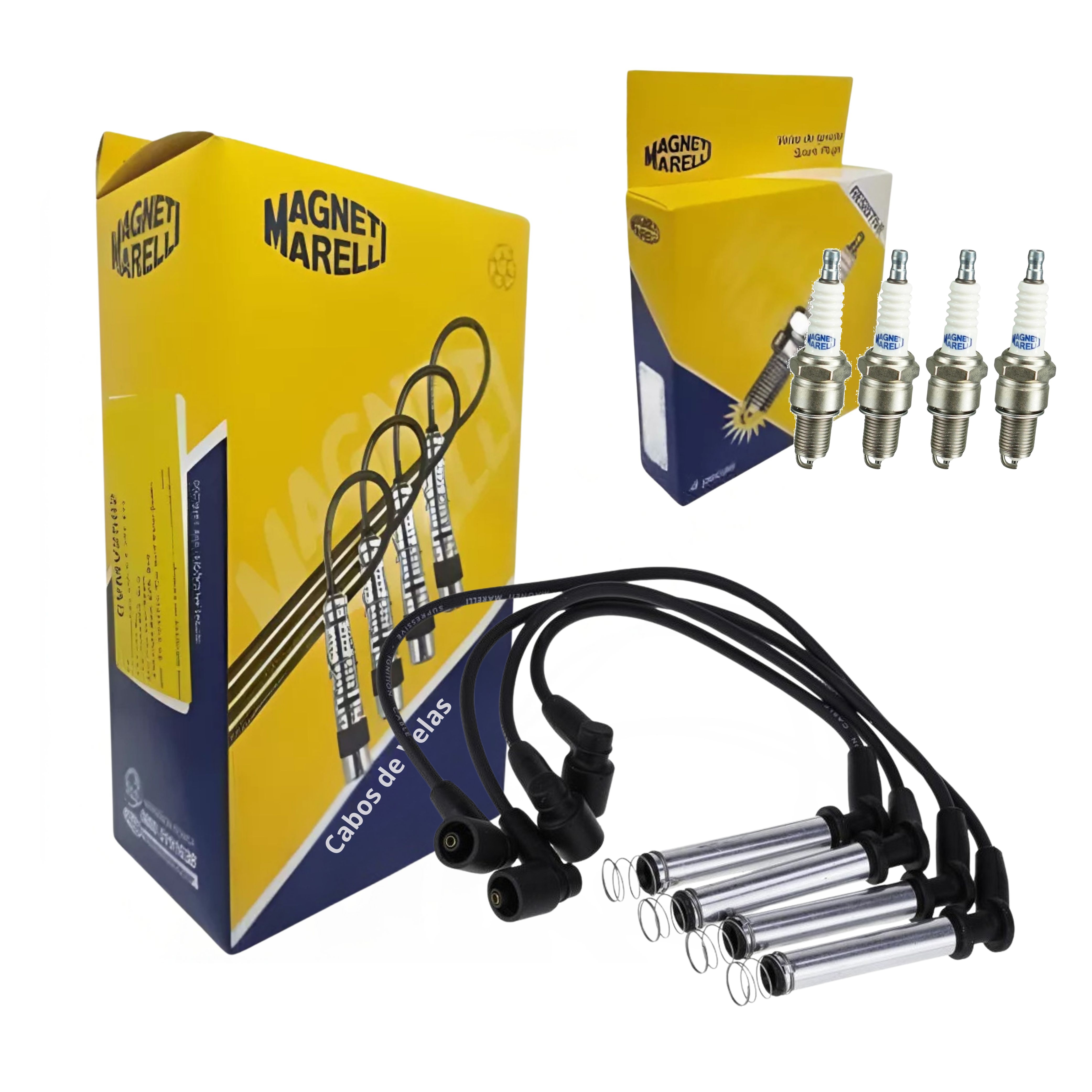 Kit Cabo e Vela de Ignição - Magneti Marelli - CVMM2802 / F5RFMM