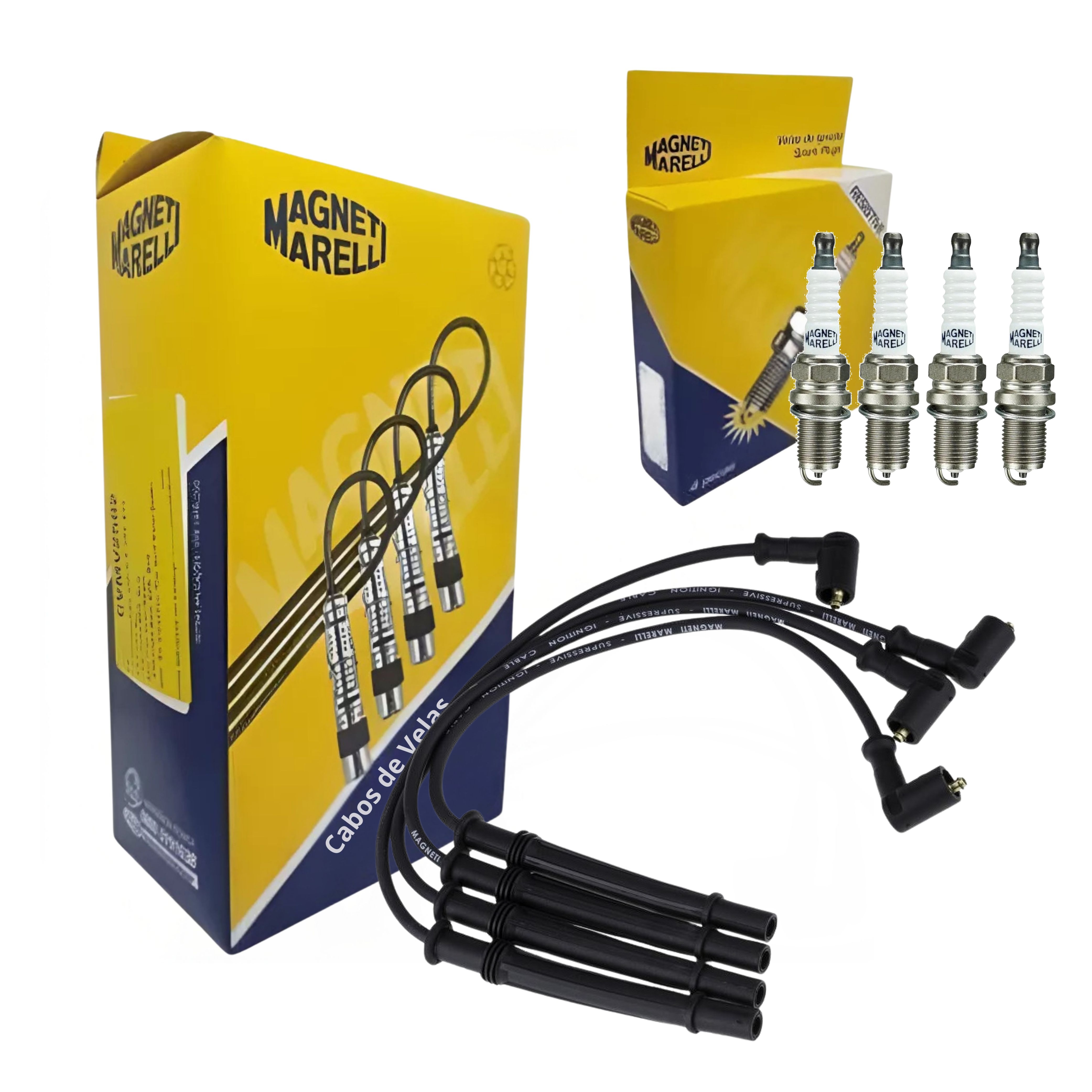 Kit Cabo e Vela de Ignição - Magneti Marelli - CVMR1102 / K6RFMM