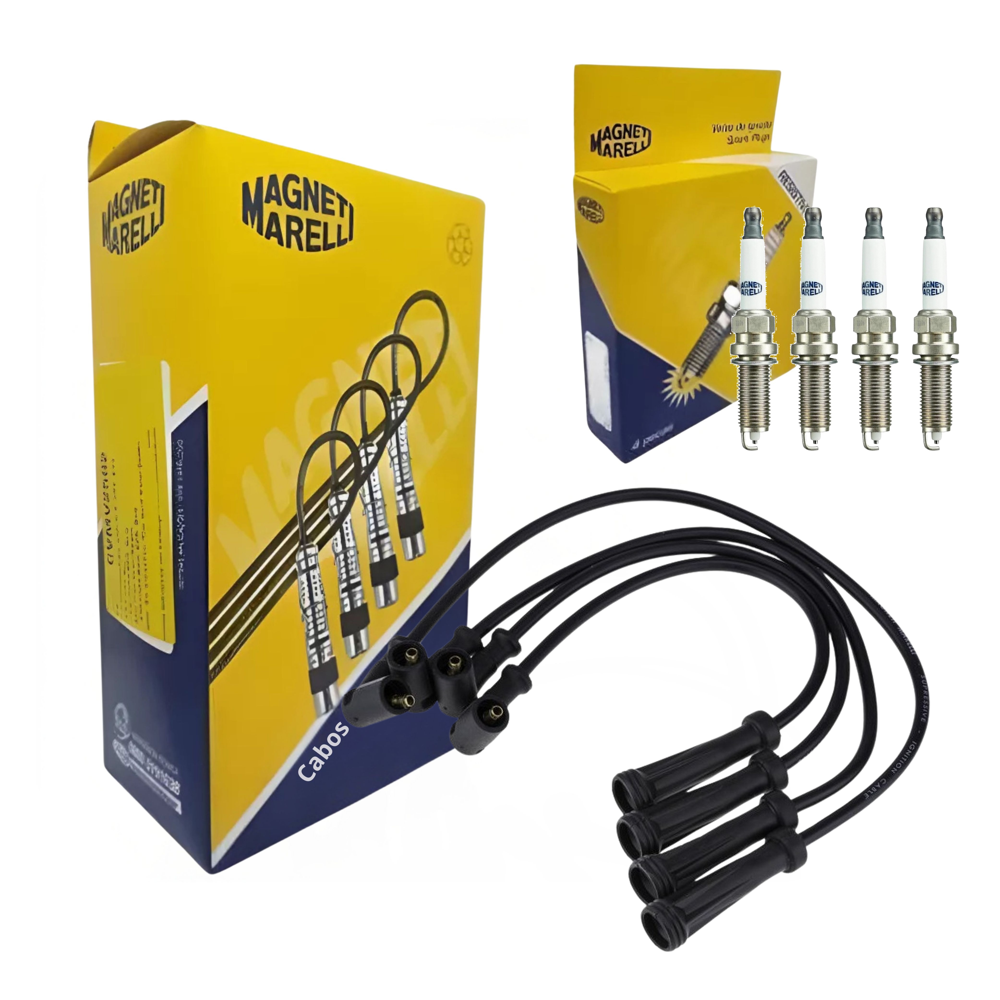Kit Cabo e Vela de Ignição - Magneti Marelli - CVMR1202 / LD7RTAMM