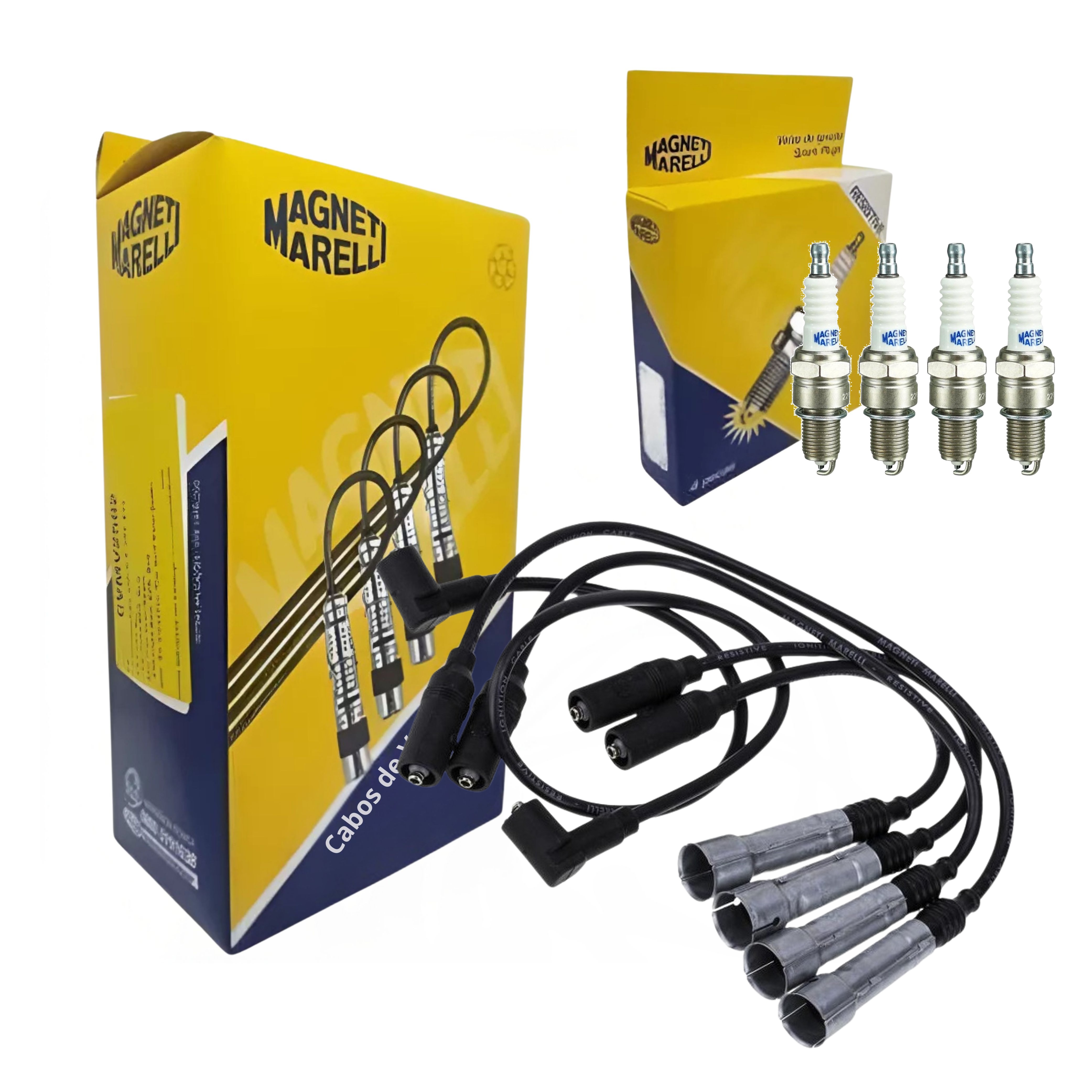 Kit Cabo e Vela de Ignição - Magneti Marelli - CVMF2502 / F6RFMM