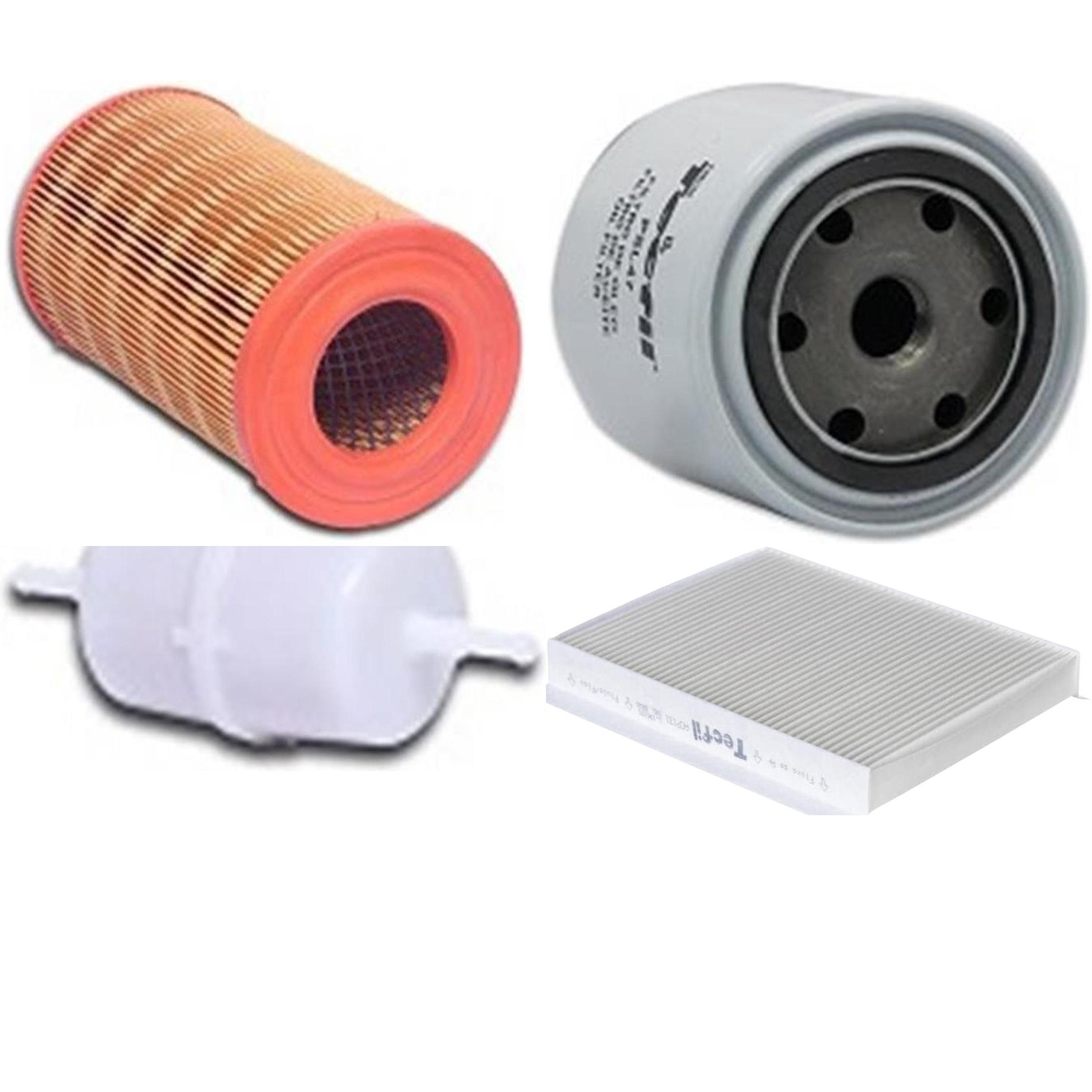 Kit Filtros de Ar do Motor, Óleo, Cabine e Combustível - Tecfil - ACP131 / AG68 / AR3147 / PSL47