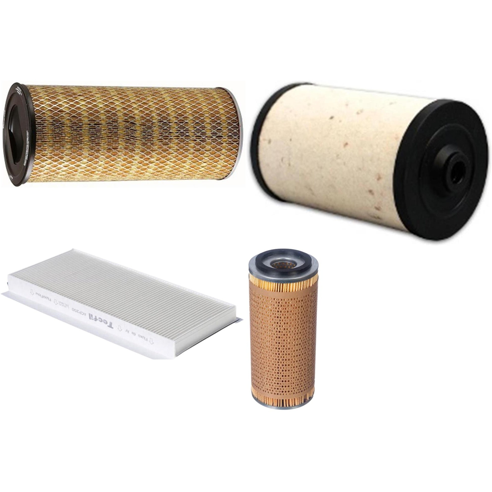 Kit Filtros de Ar do Motor, Óleo, Cabine e Combustível - Tecfil - ACP200 / AP7998 / FC165 / PL345