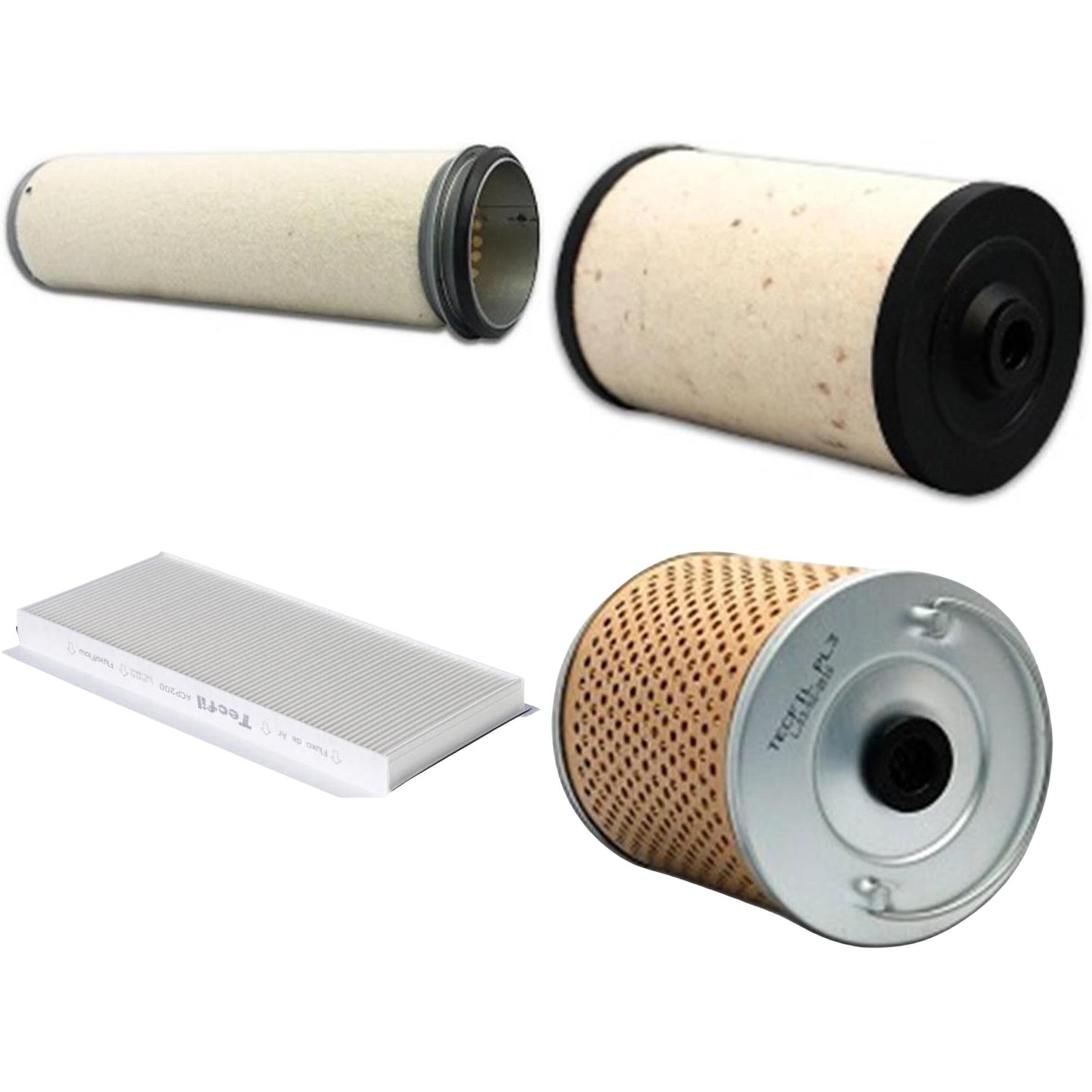 Kit Filtros de Ar do Motor, Óleo, Cabine e Combustível - Tecfil - ACP200 / AS820 / FC165 / PL3