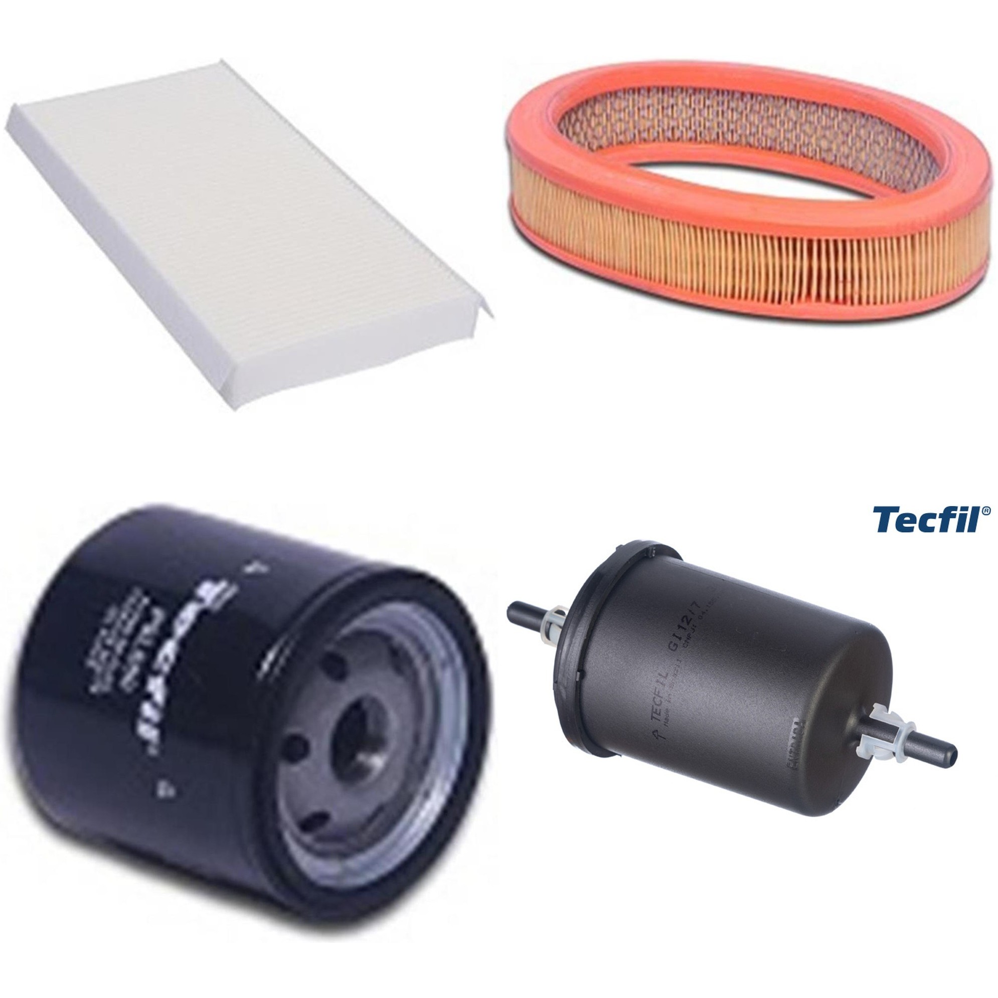 Kit Filtros de Ar do Motor, Óleo, Cabine e Combustível - Tecfil - ACP305 / AR9621 / GI12/7 / PSL560