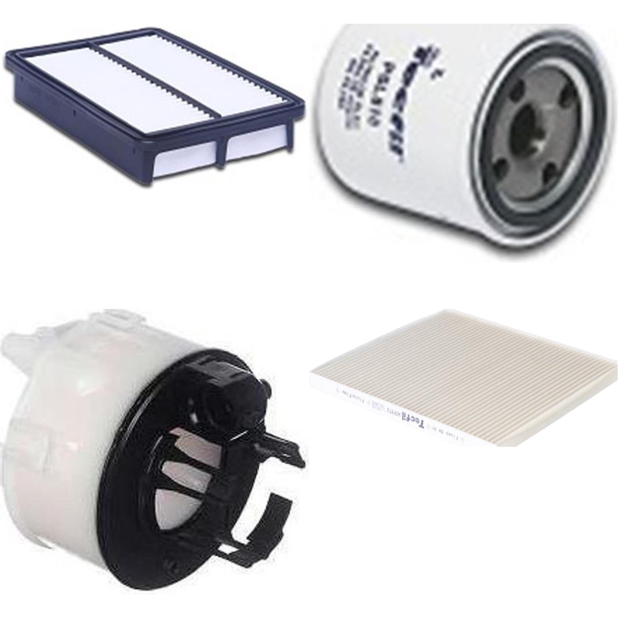 Kit Filtros de Ar do Motor, Óleo, Cabine e Combustível - Tecfil - ACP972 / ARL2331 / FBT2364 / PSL818
