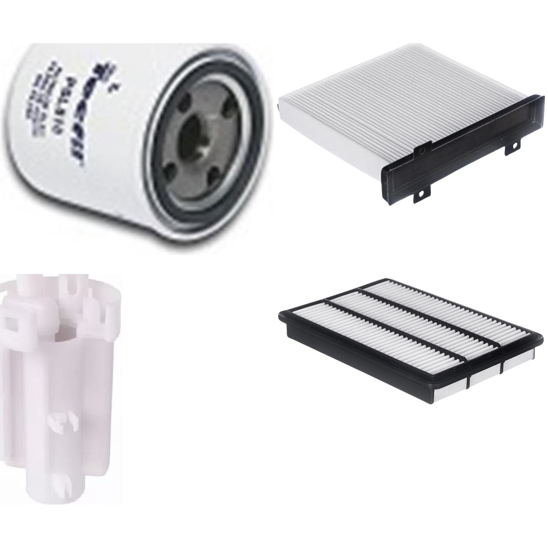 Kit Filtros de Ar do Motor, Óleo, Cabine e Combustível - Tecfil - ACP484 / ARL4135 / FBT2368 / PSL818