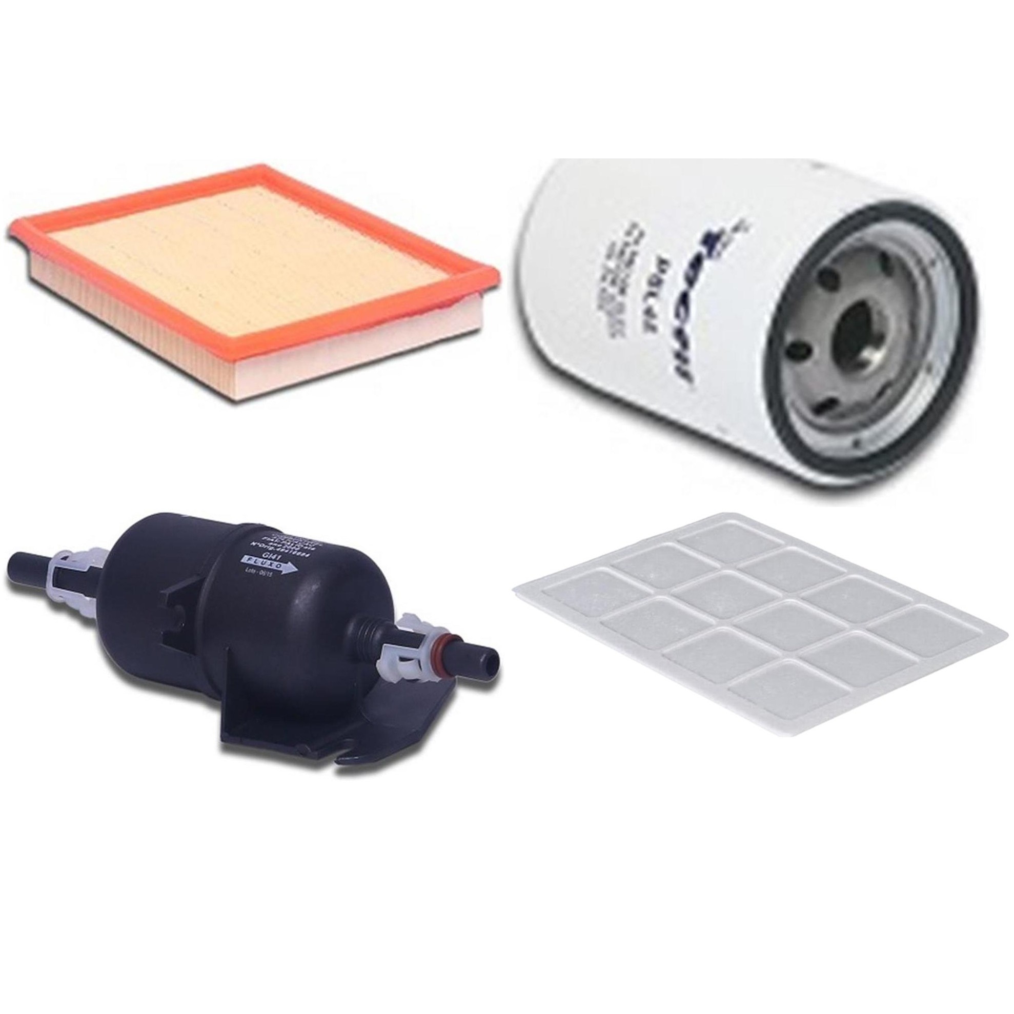 Kit Filtros de Ar do Motor, Óleo, Cabine e Combustível - Tecfil - ACP101 / ARL4150 / GI41 / PSL45
