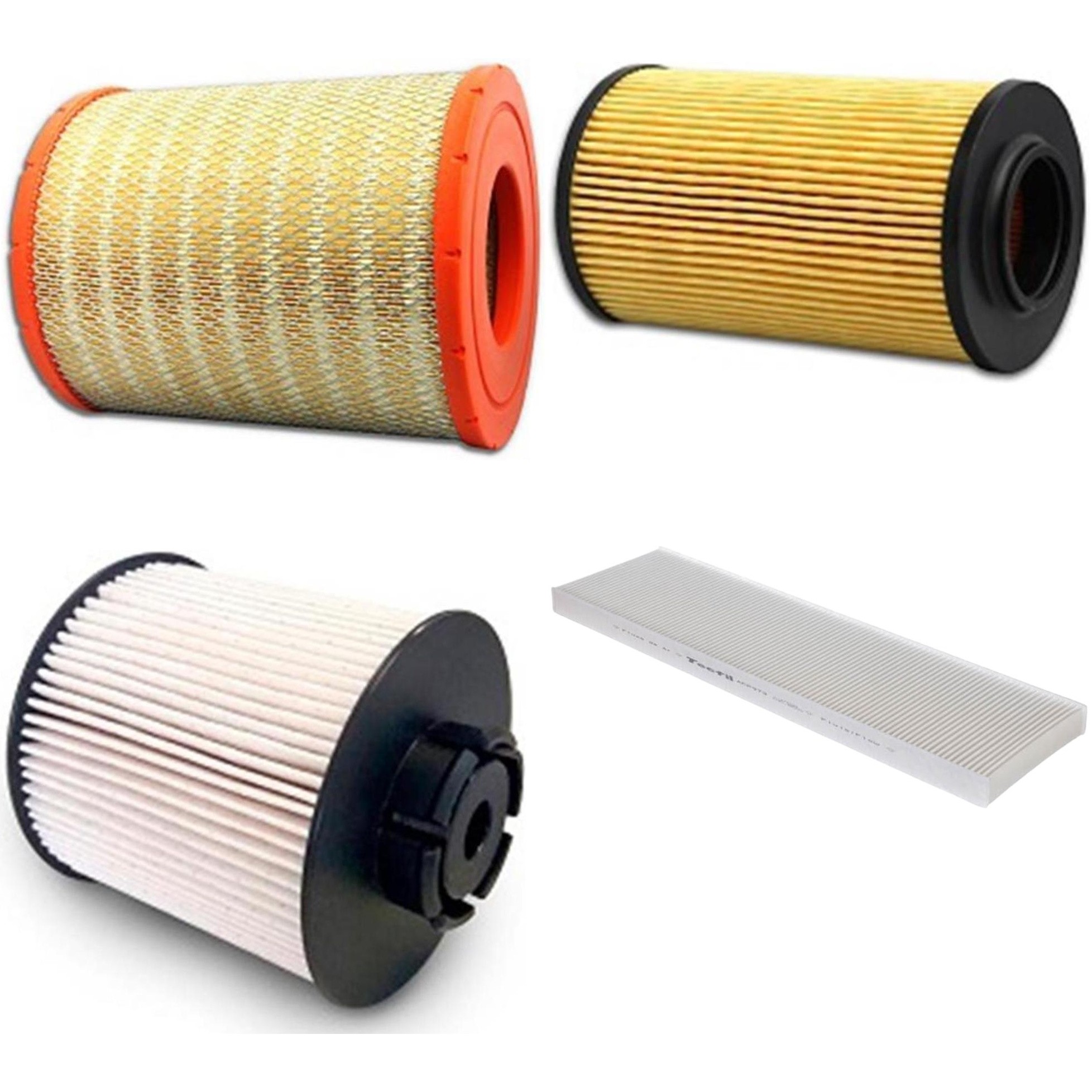 Kit Filtros de Ar do Motor, Óleo, Cabine e Combustível - Tecfil - ACP973 / ARS9841 / PEC3022 / PEL2003