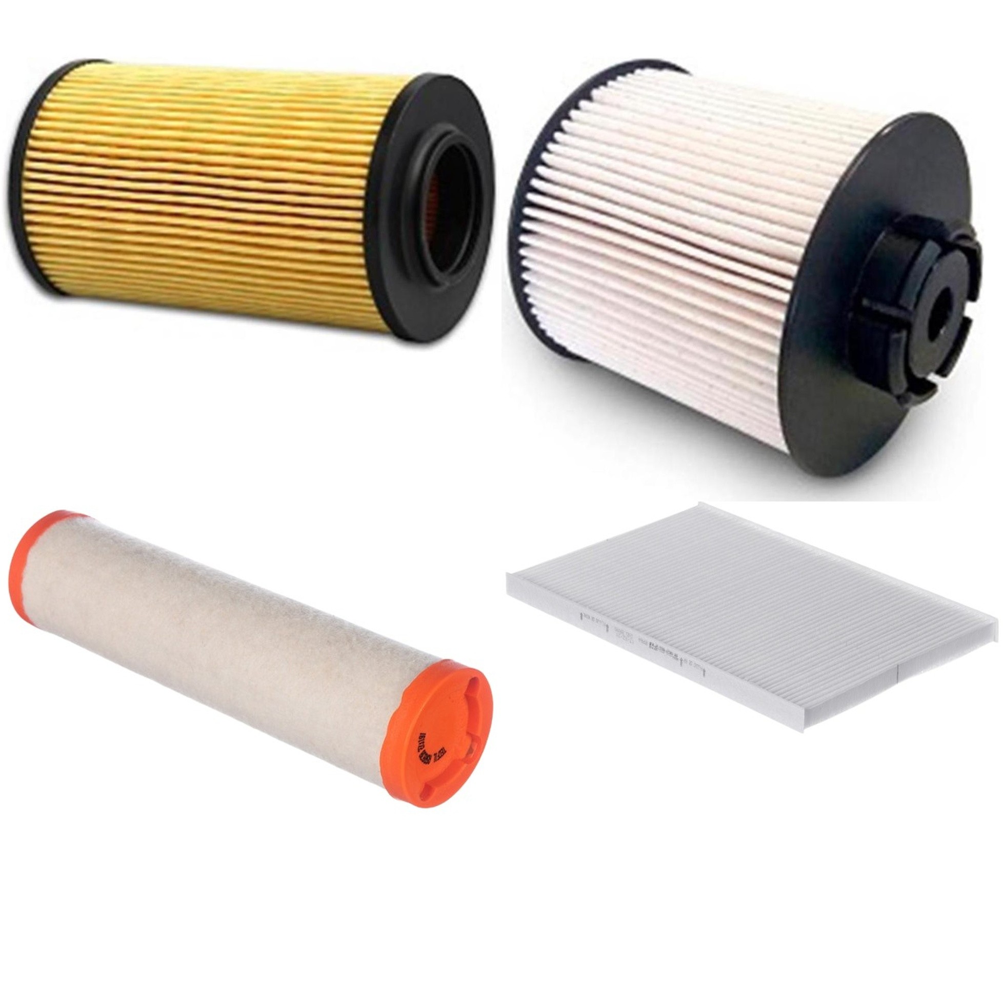 Kit Filtros de Ar do Motor, Óleo, Cabine e Combustível - Tecfil - ACP964 / ASR838 / PEC3022 / PEL2003