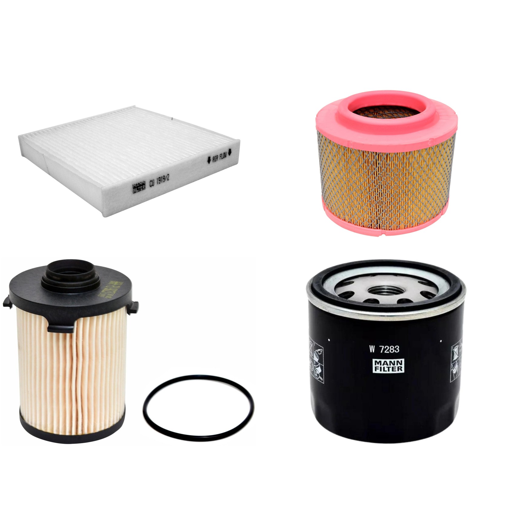 Kit Filtros de Ar Combustível Cabine Ar Condicionado Óleo - Mann-Filter - C23107/1 - CU1919/2 - PU9023Z - W7283