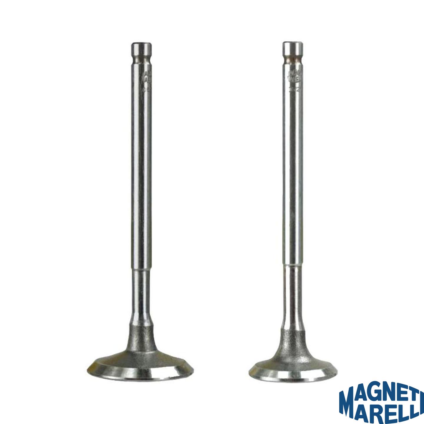 Kit com 1 Válvula de Admissão e 1 Válvula de Escape - Magneti Marelli - VAC41034 / VEC41035