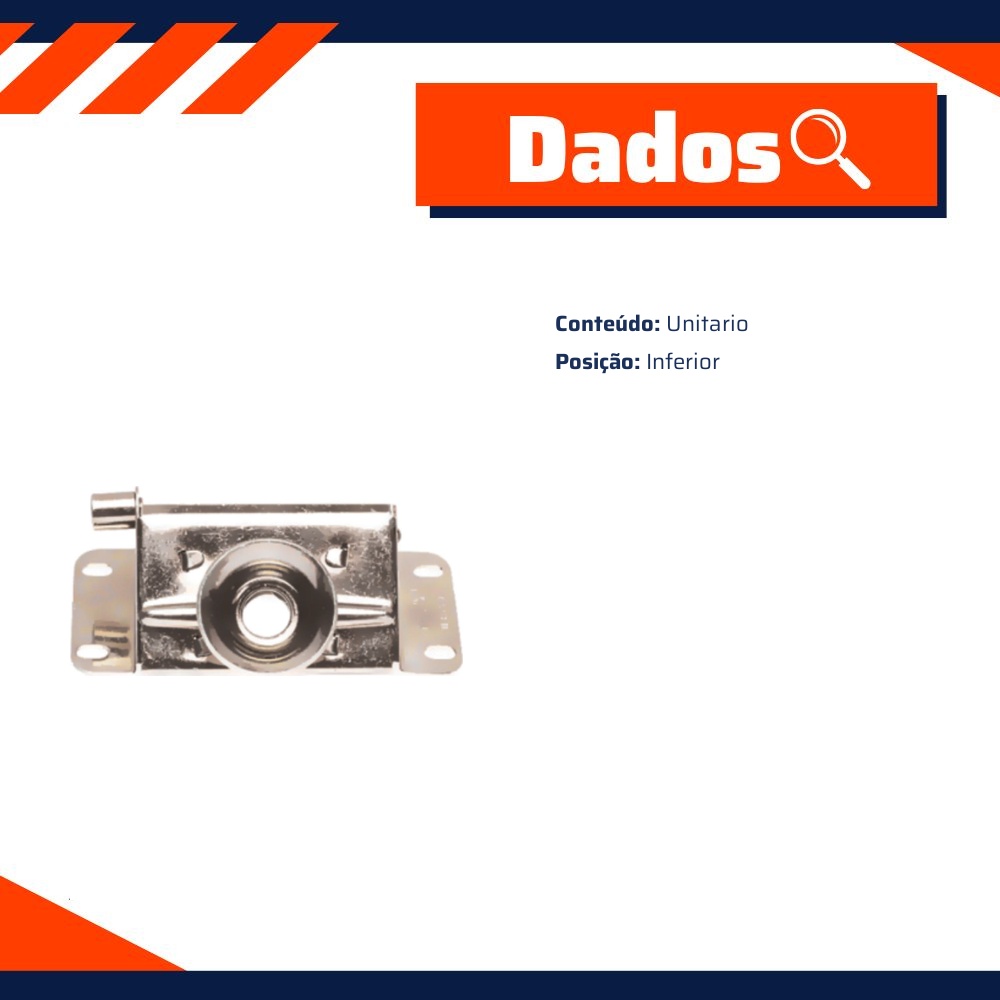Fechadura do Capô para Volkswagen Fusca - Universal Automotive - 20202