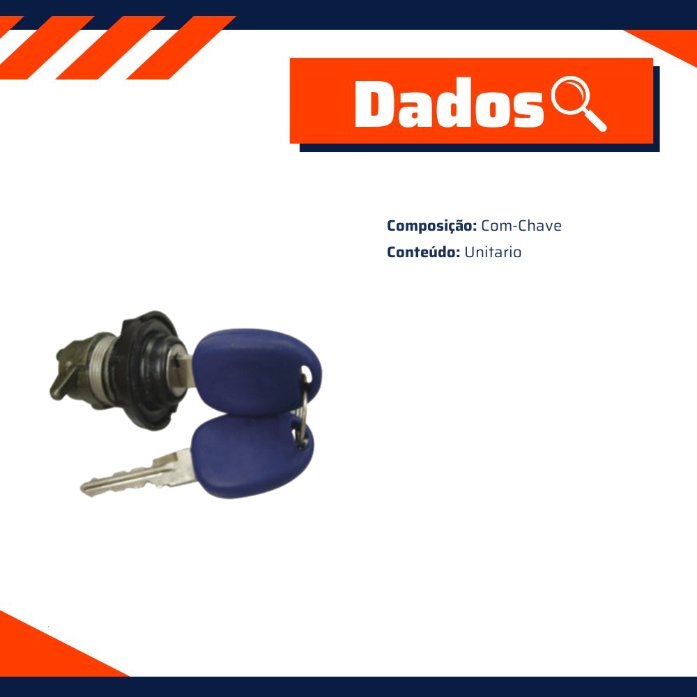 Cilindro do Porta-Malas para Fiat Palio - Universal Automotive - 70033