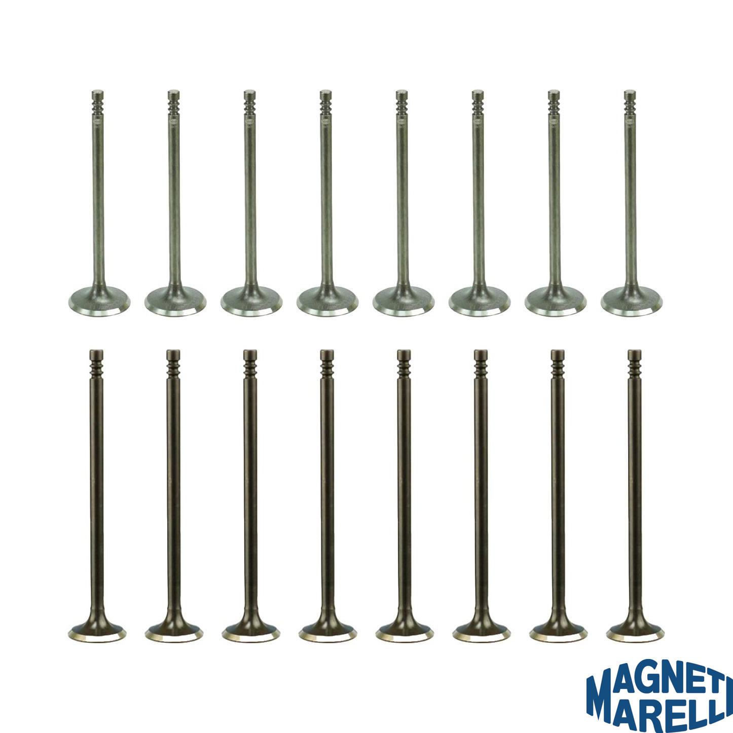 Kit com 8 Válvulas de Admissão e 8 Válvulas de Escape - Magneti Marelli - VAC03008 / VEC03038
