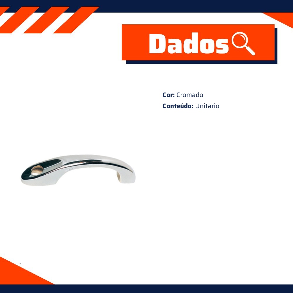 Maçaneta Externa do Capô para Volkswagen Fusca - Universal Automotive - 20134