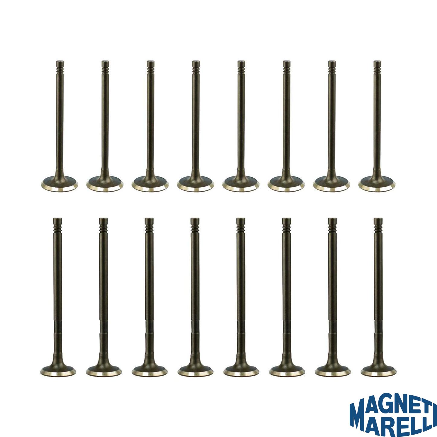 Kit com 8 Válvulas de Admissão e 8 Válvulas de Escape - Magneti Marelli - VAC08009 / VEC08023