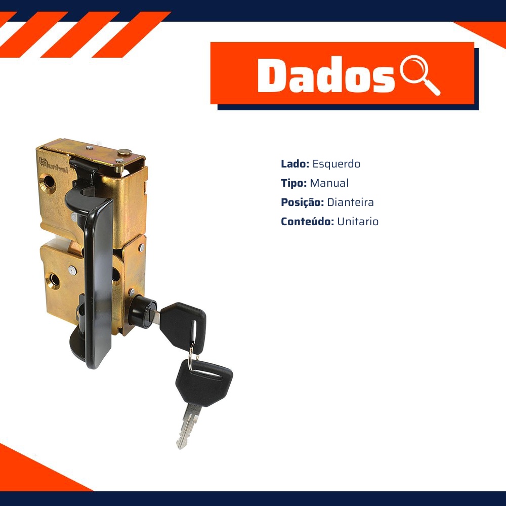 Fechadura da Porta - Universal - 30135