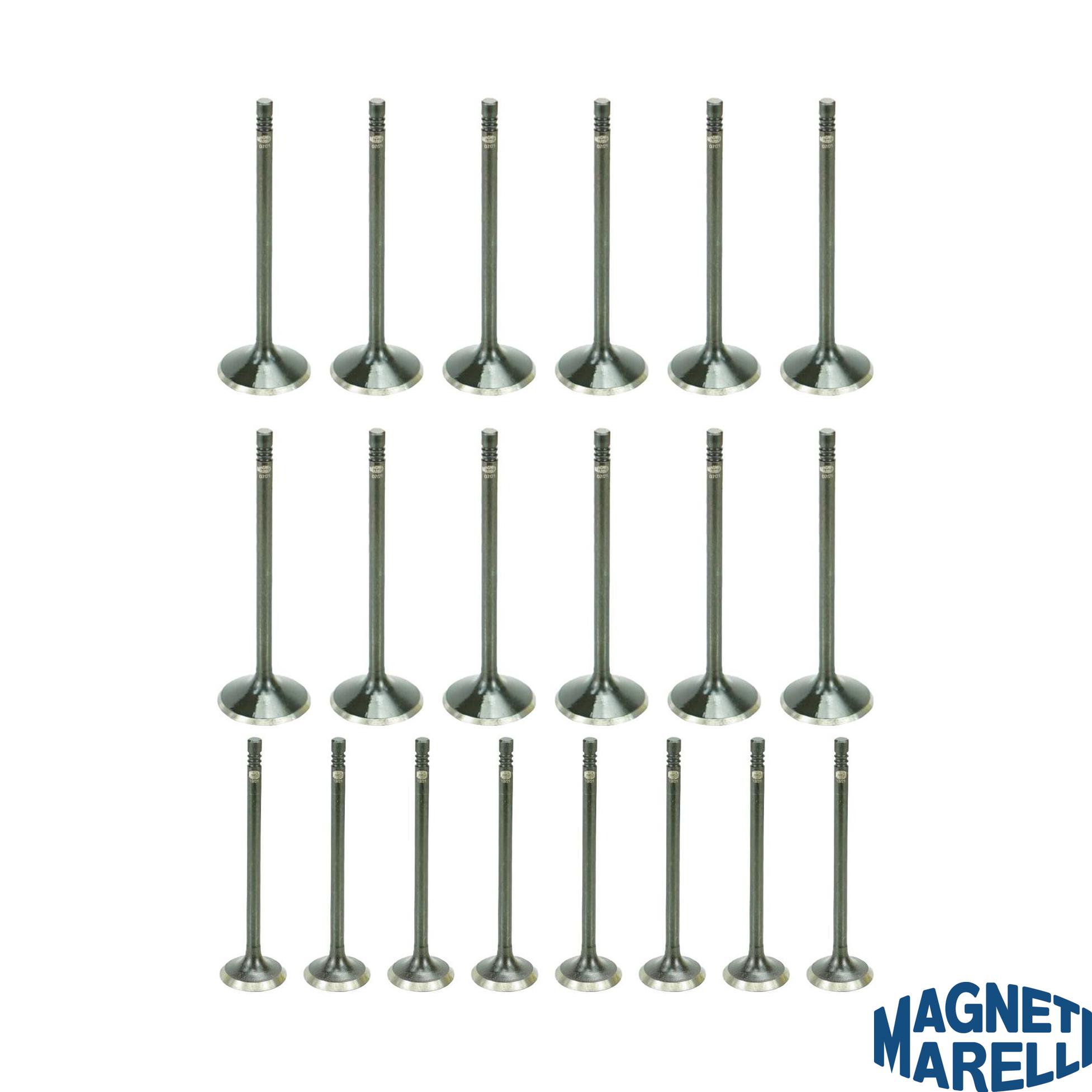 Kit com 12 Válvulas de Admissão e 8 Válvulas de Escape - Magneti Marelli - VAC01007 / VEC01028
