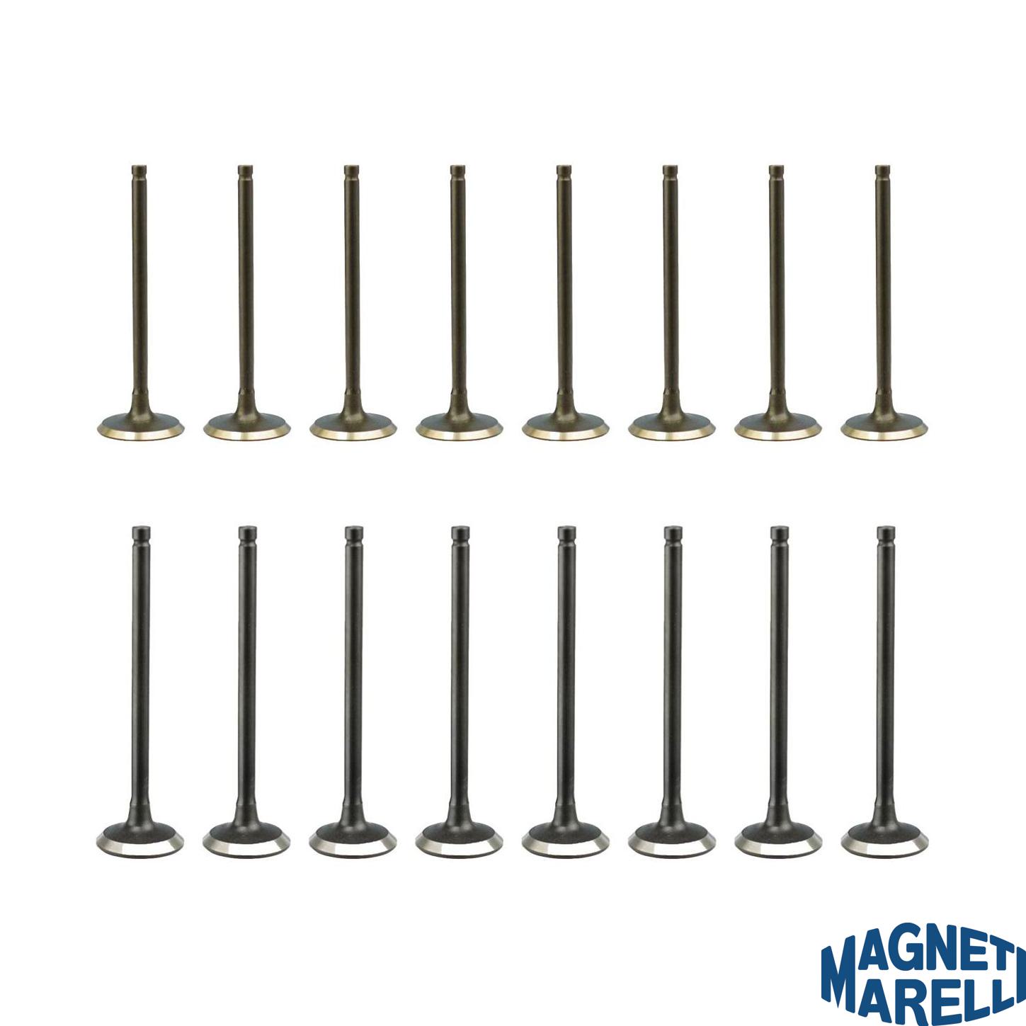 Kit com 8 Válvulas de Admissão e 8 Válvulas de Escape - Magneti Marelli - VAC32003 / VEC32008