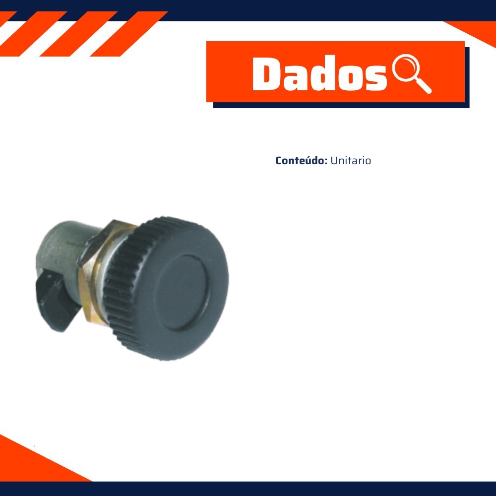 Fecho do Porta-Luvas - S/Chave - Universal - 50142