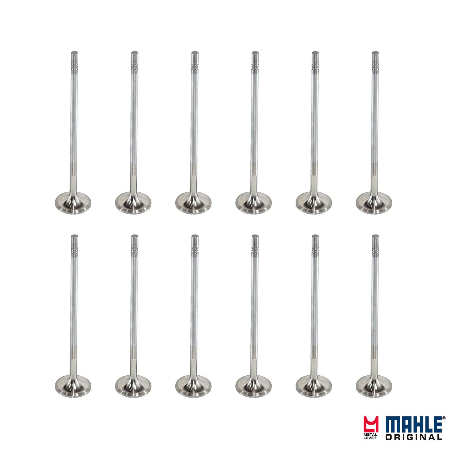 Jogo com 12 Válvulas de Admissão - Mahle Metal Leve - VA0711398 STD