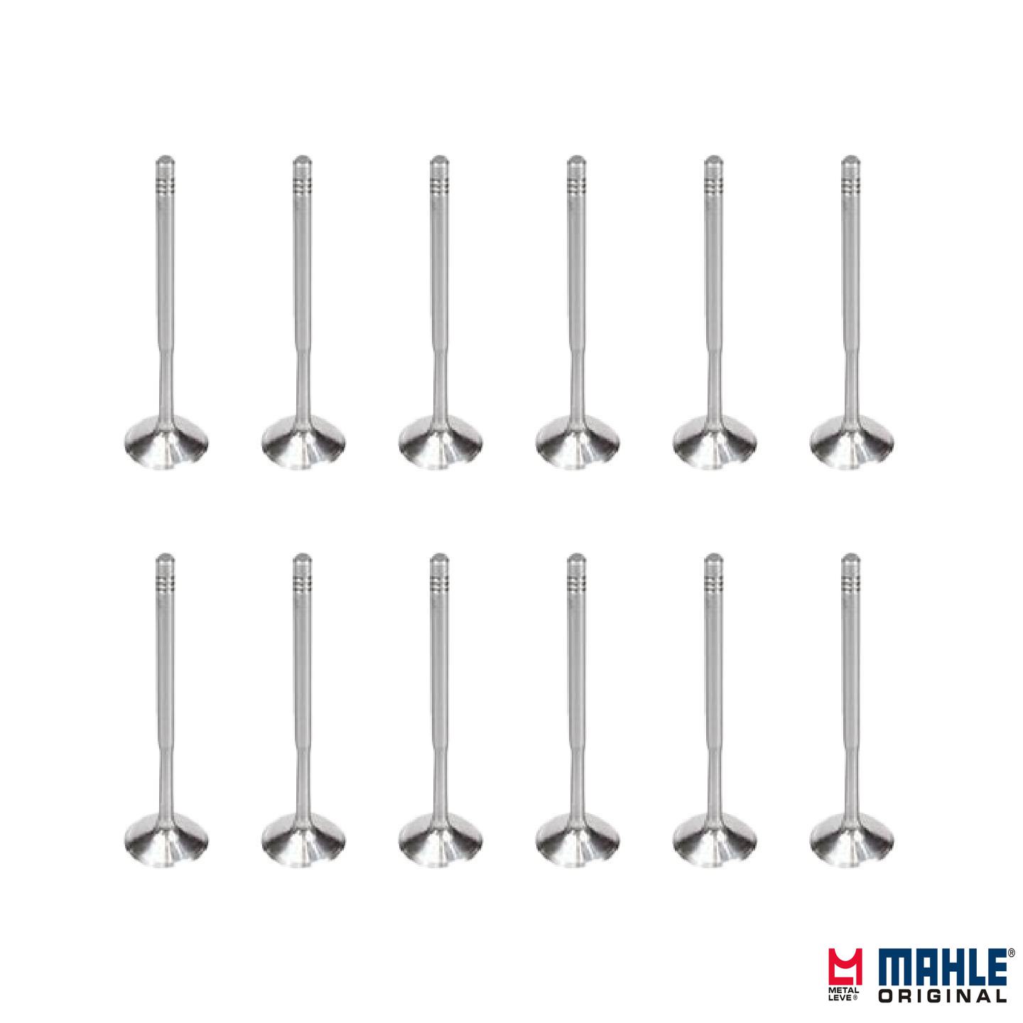 Jogo com 12 Válvulas de Admissão - Mahle Metal Leve - VA0700242 STD