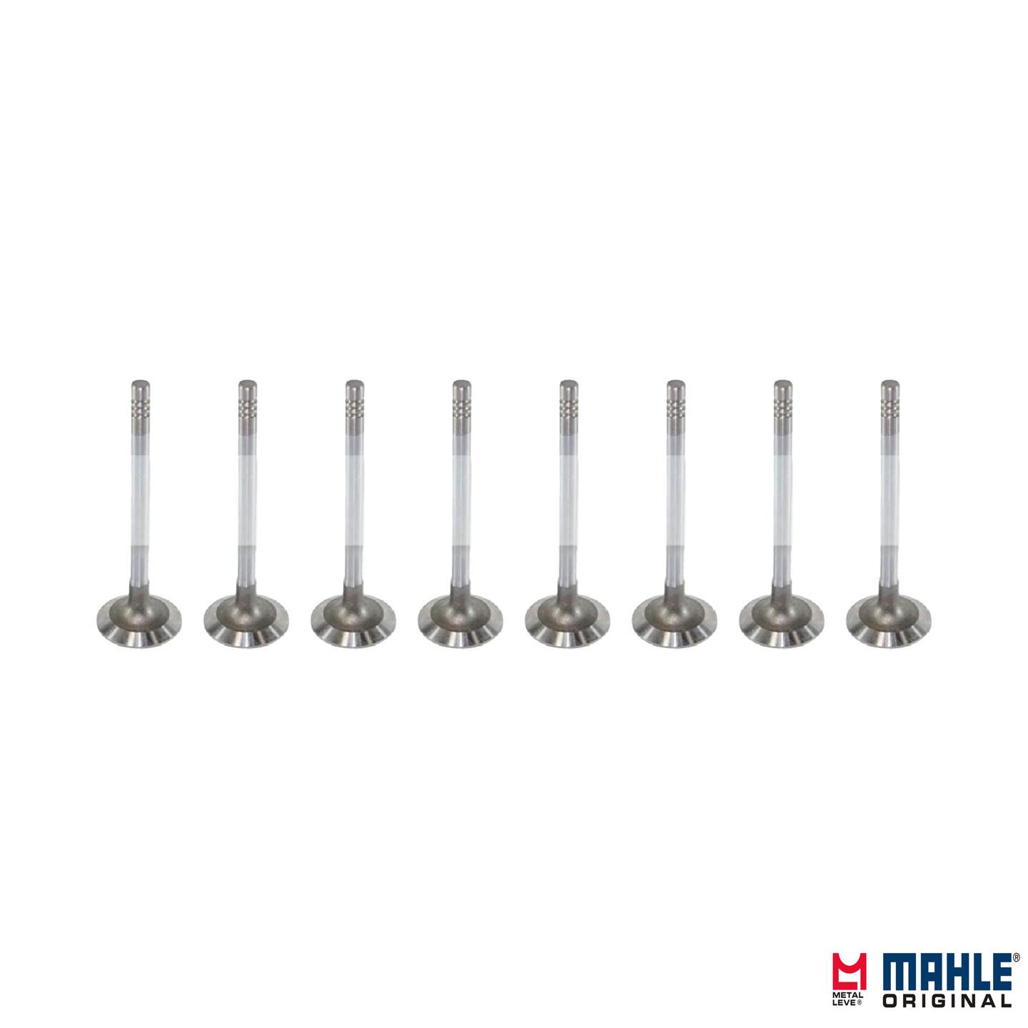 Jogo com 8 Válvulas de Admissão - Mahle Metal Leve - VA0130277 STD