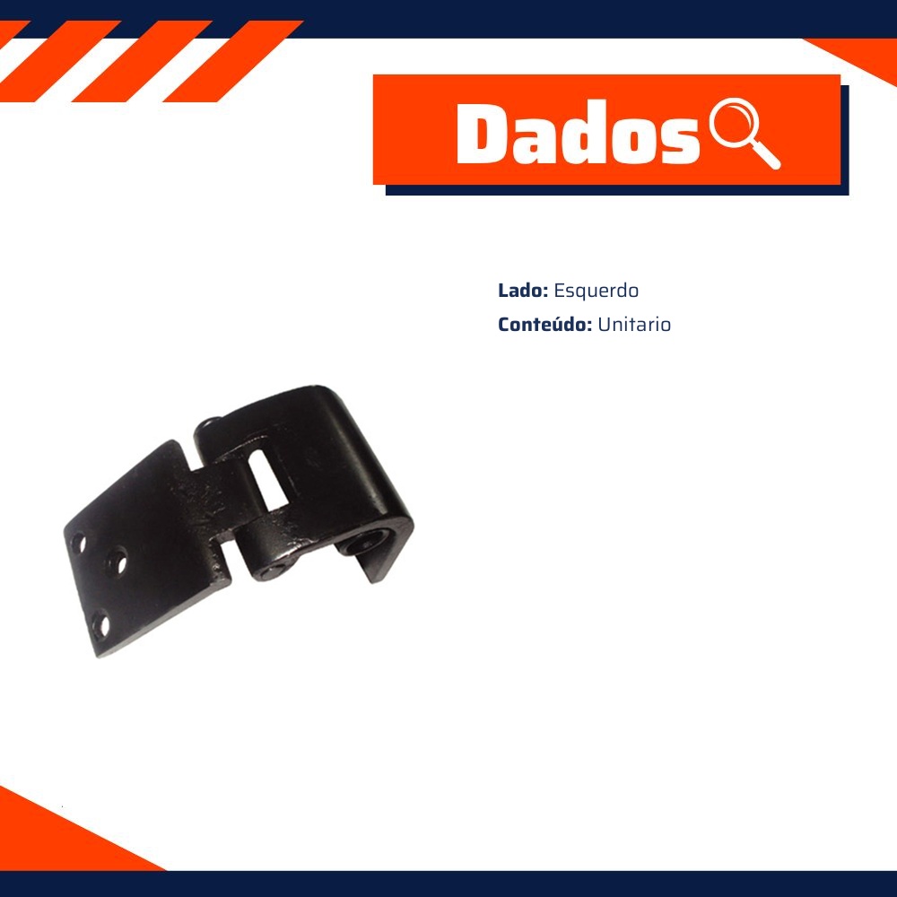 Dobradiça Superior da Porta Dianteira - Universal - 50423