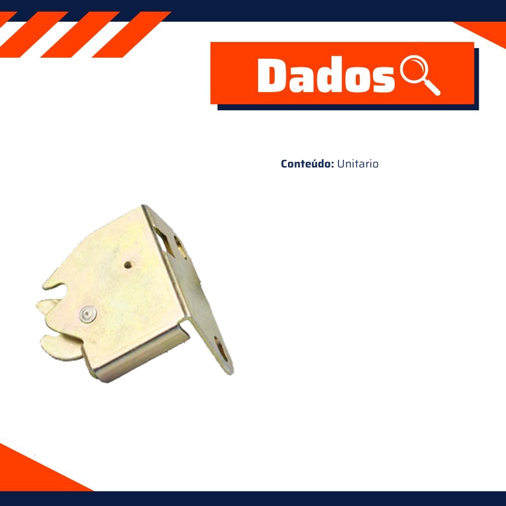 Fechadura inferior da grade do capô - Direito - Universal - 50504