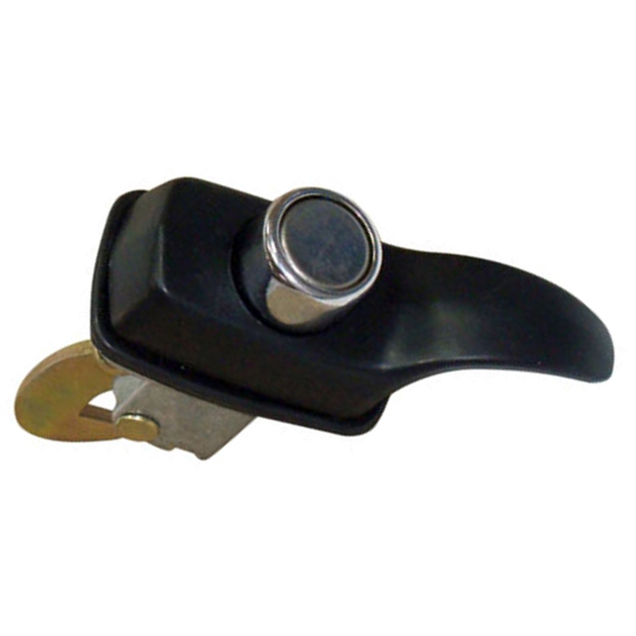 Maçaneta Externa C/ Puxador - Preto - S/Chave - Universal - 60548