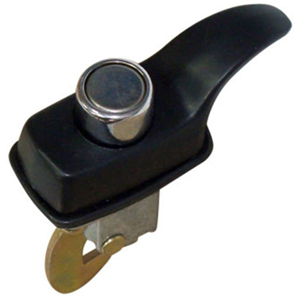 Maçaneta Externa C/ Puxador - Preto - S/Chave - Universal - 60548