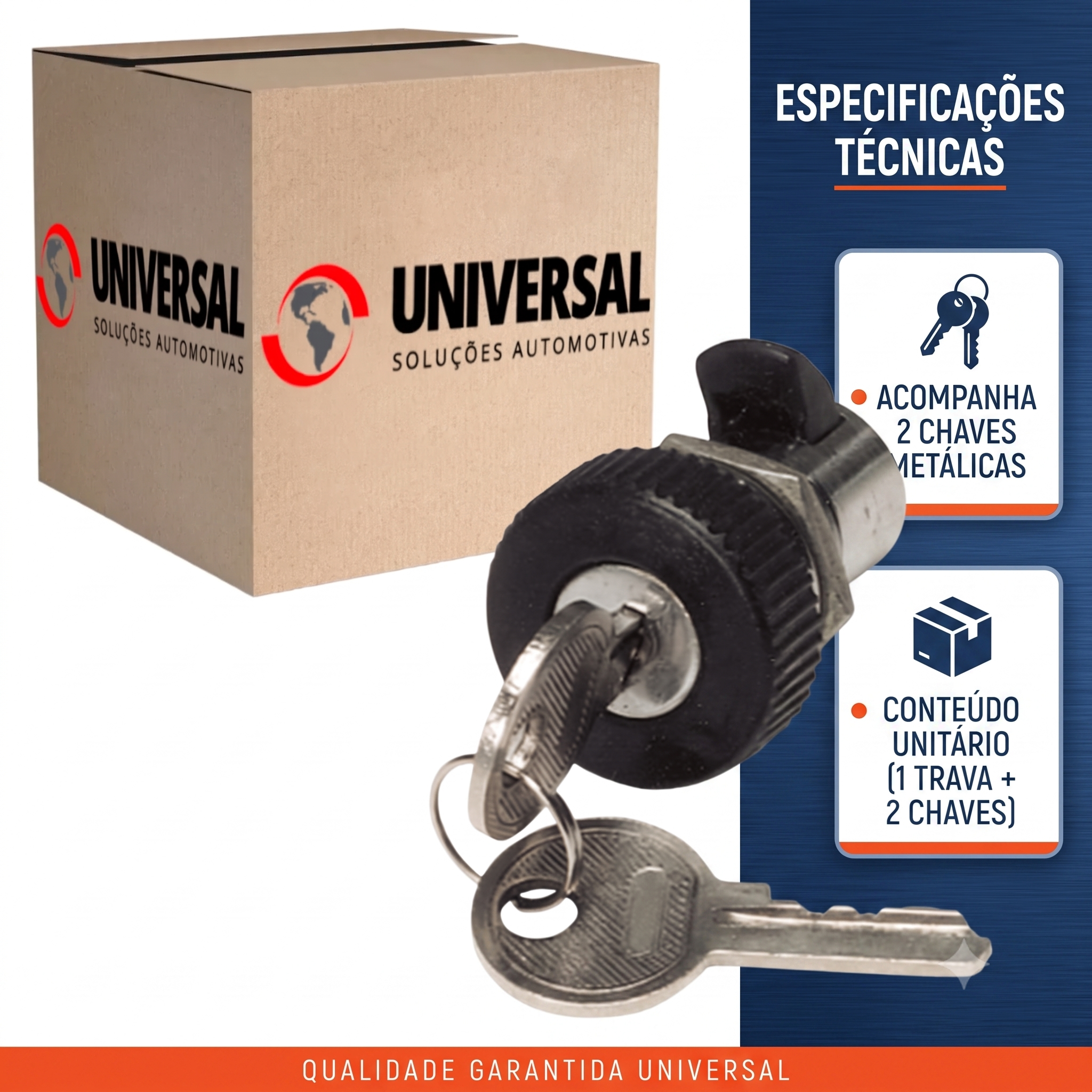 Fecho do Porta-Luvas - Universal - 71921