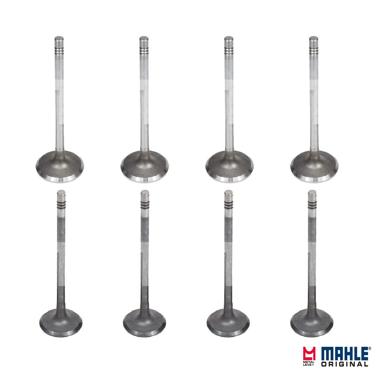 Kit com 4 Válvulas de Admissão e 4 Válvulas de Escape - Mahle Metal Leve - VA0141431 STD / VE0141576 STD