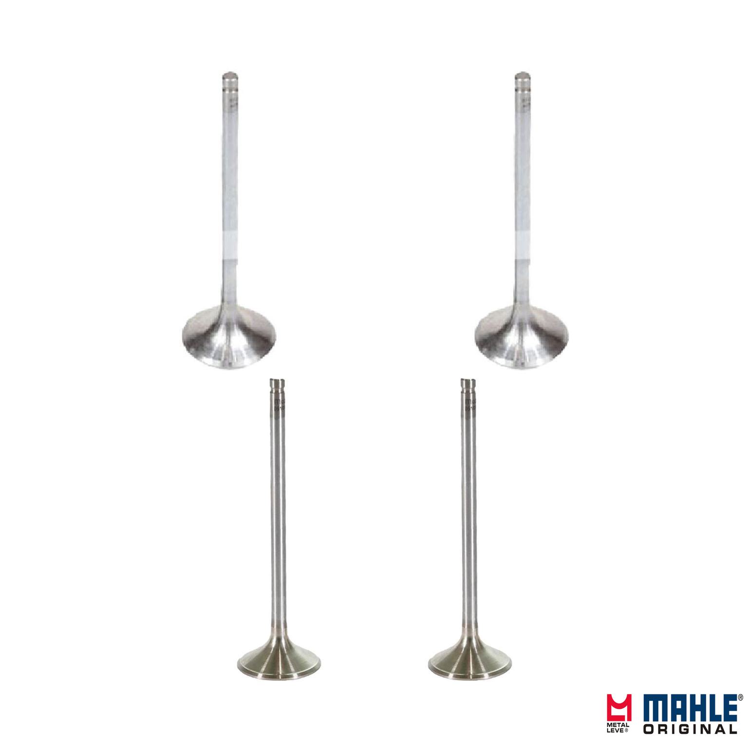 Kit com 2 Válvulas de Admissão e 2 Válvulas de Escape - Mahle Metal Leve - VA0510134 STD / VE0510135 STD