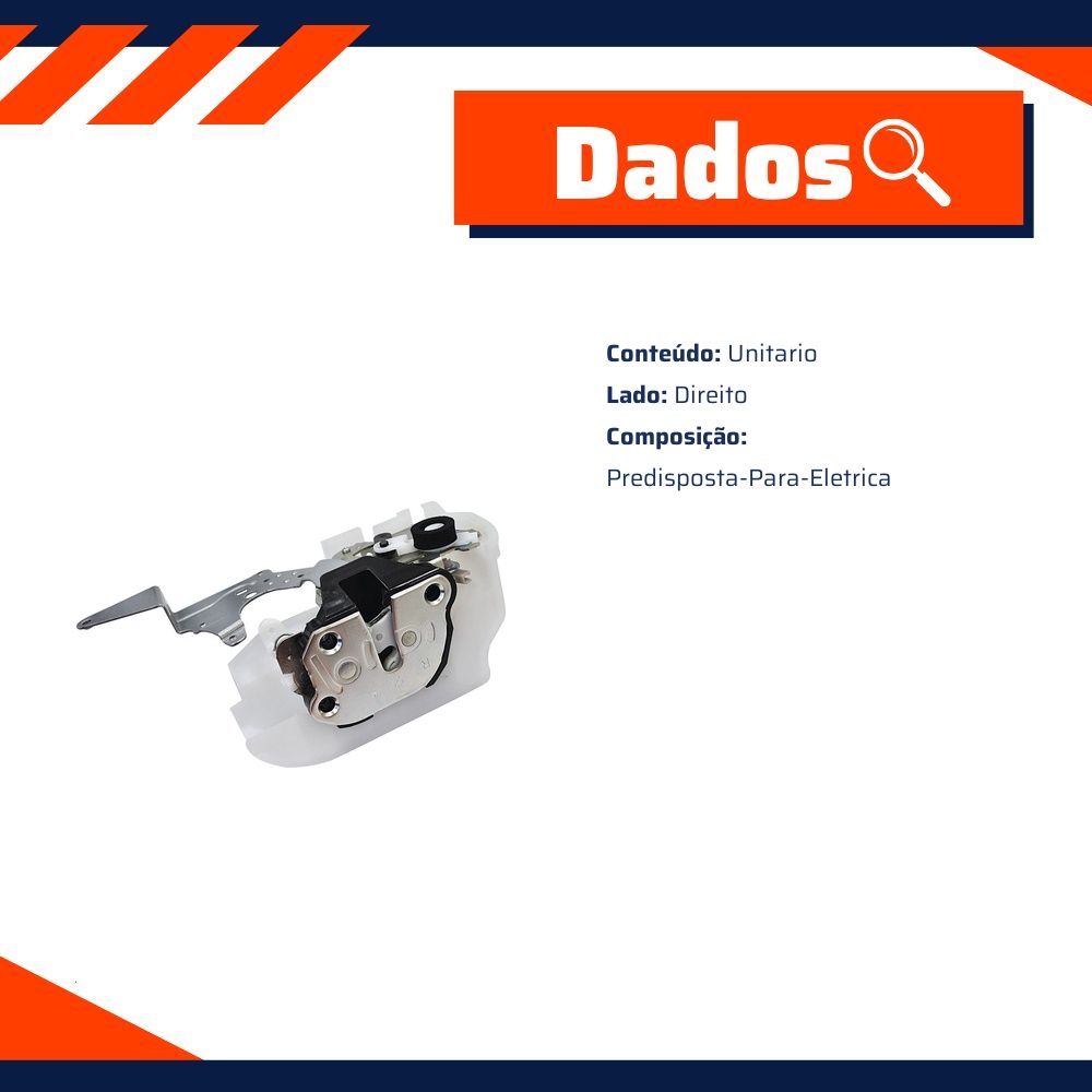 Fechadura da Porta Traseira para Chevrolet S10 e Trailblazer - Universal Automotive - 41680