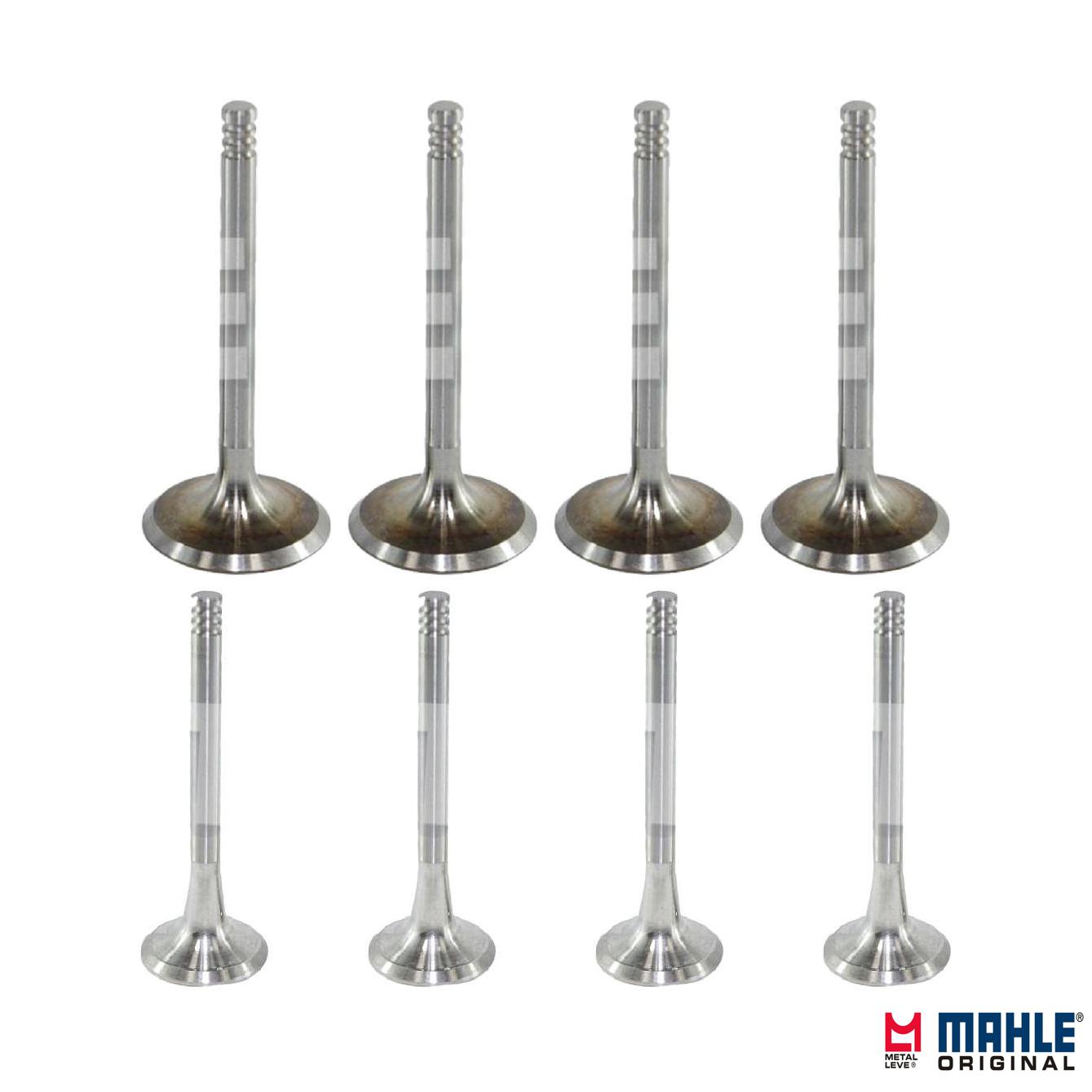 Kit com 4 Válvulas de Admissão e 4 Válvulas de Escape - Mahle Metal Leve - VA0700088 STD / VE0700016 STD