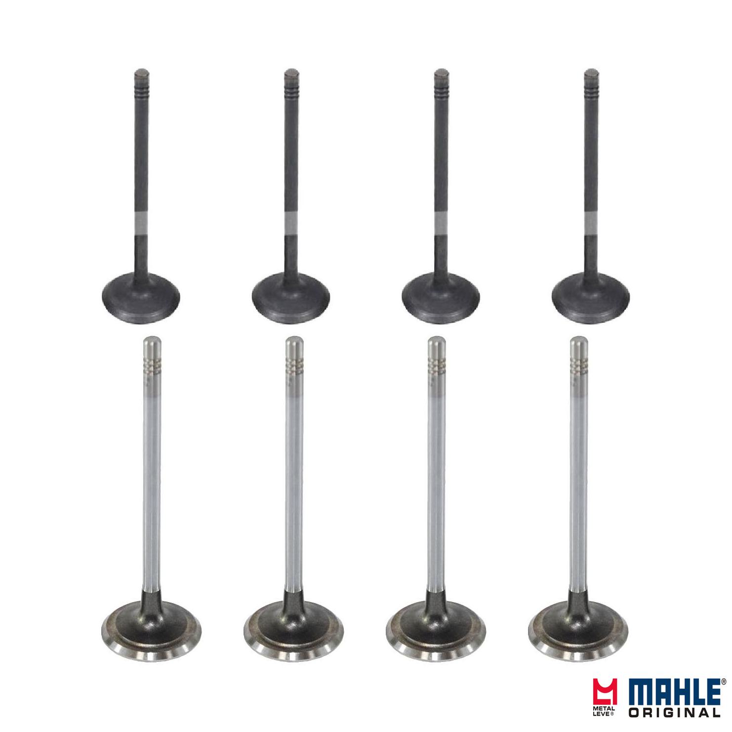 Kit com 4 Válvulas de Admissão e 4 Válvulas de Escape - Mahle Metal Leve - VA0591474 STD / VE0590171 STD