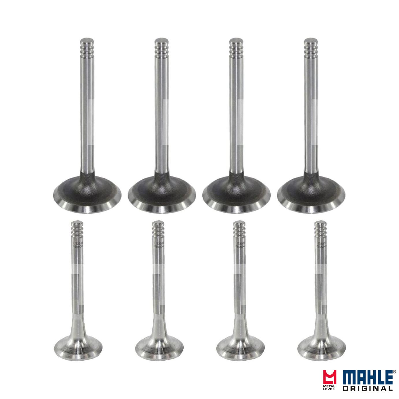 Kit com 4 Válvulas de Admissão e 4 Válvulas de Escape - Mahle Metal Leve - VA0590067 STD / VE0590065 STD