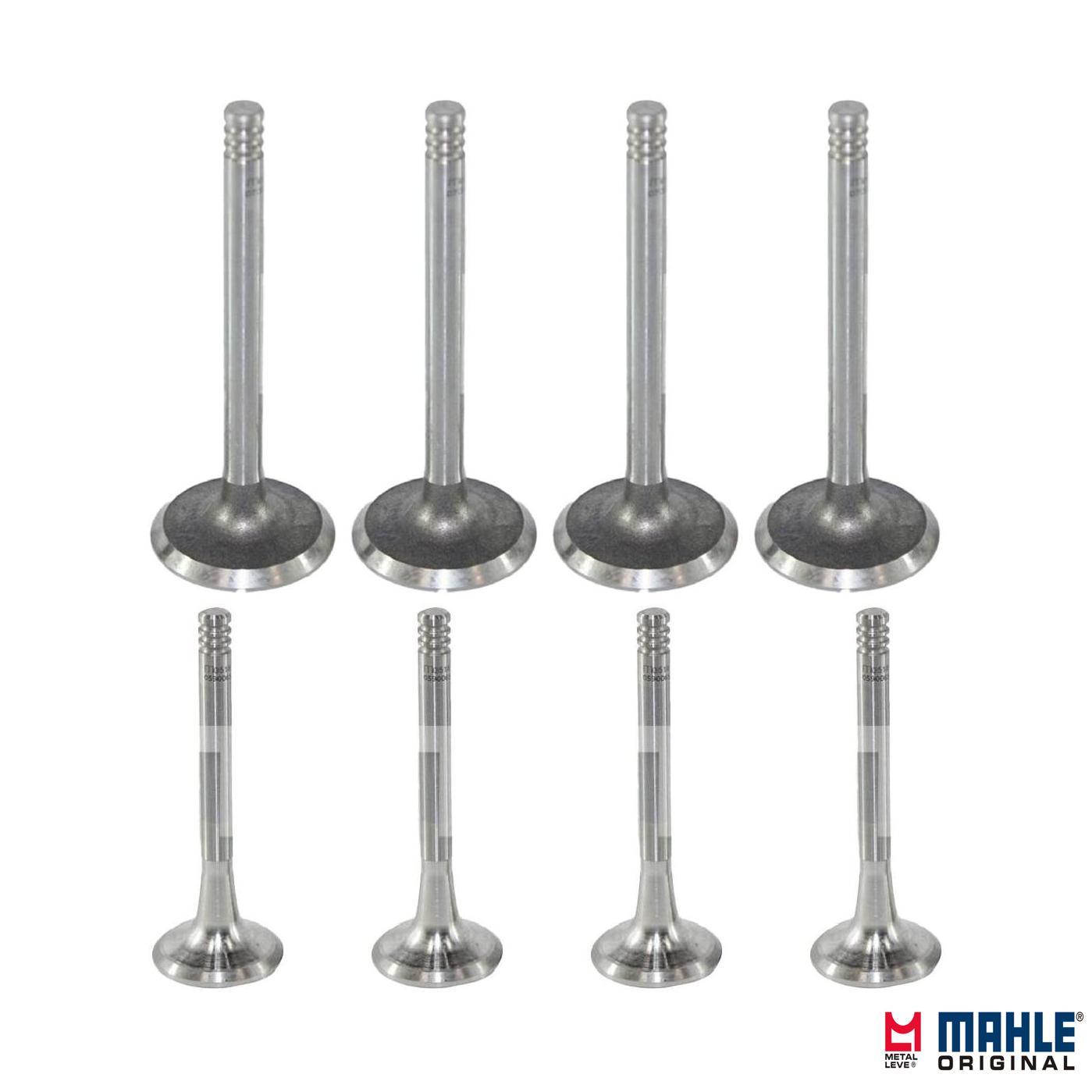 Kit com 4 Válvulas de Admissão e 4 Válvulas de Escape - Mahle Metal Leve - VA0700017 STD / VE0590065 STD