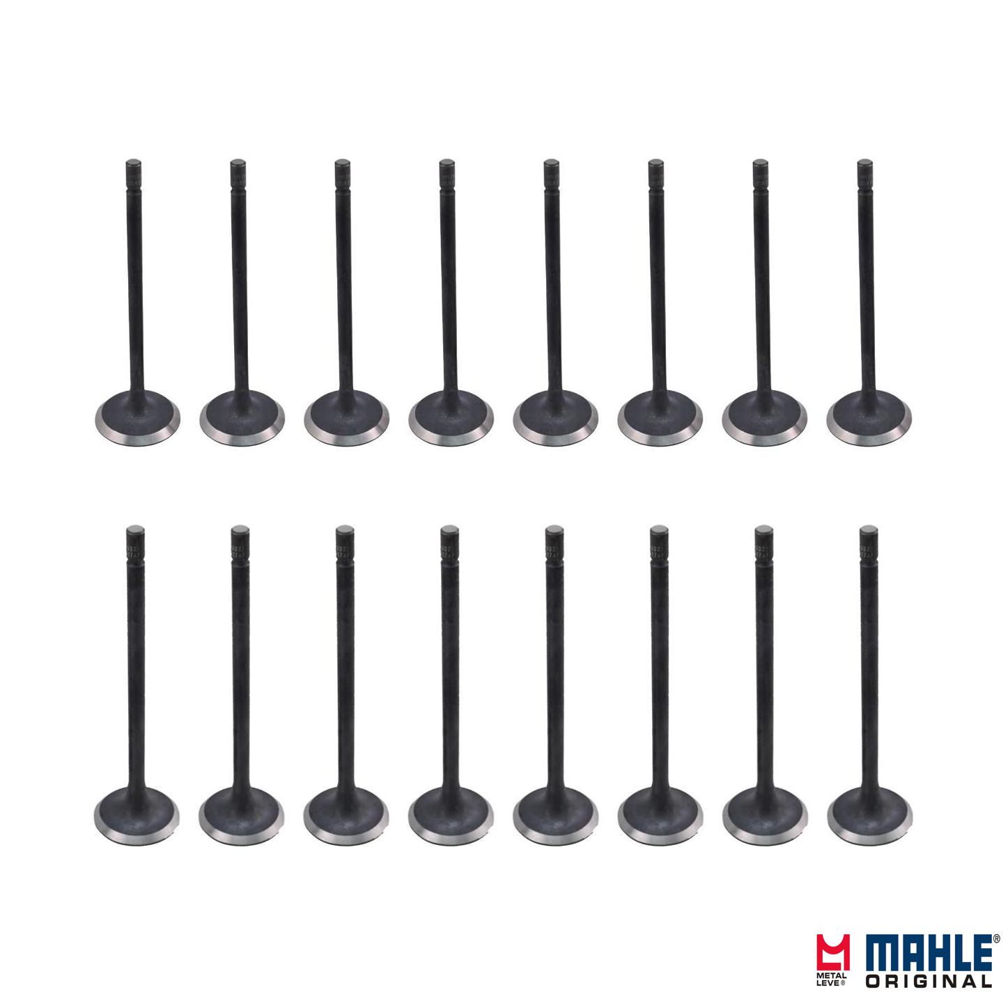 Kit com 8 Válvulas de Admissão e 8 Válvulas de Escape - Mahle Metal Leve - VA0181746 STD / VE0181747 STD
