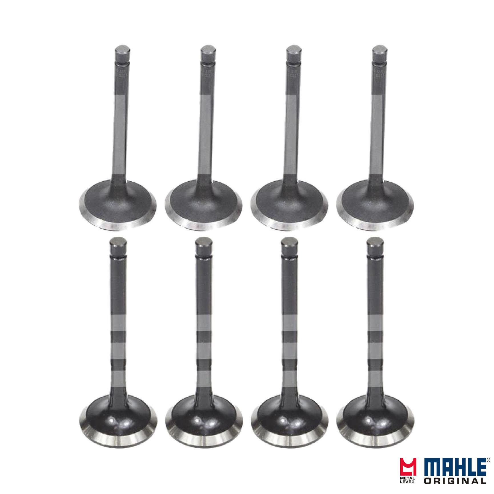 Kit com 4 Válvulas de Admissão e 4 Válvulas de Escape - Mahle Metal Leve - VA0630213 STD / VE0630214 STD
