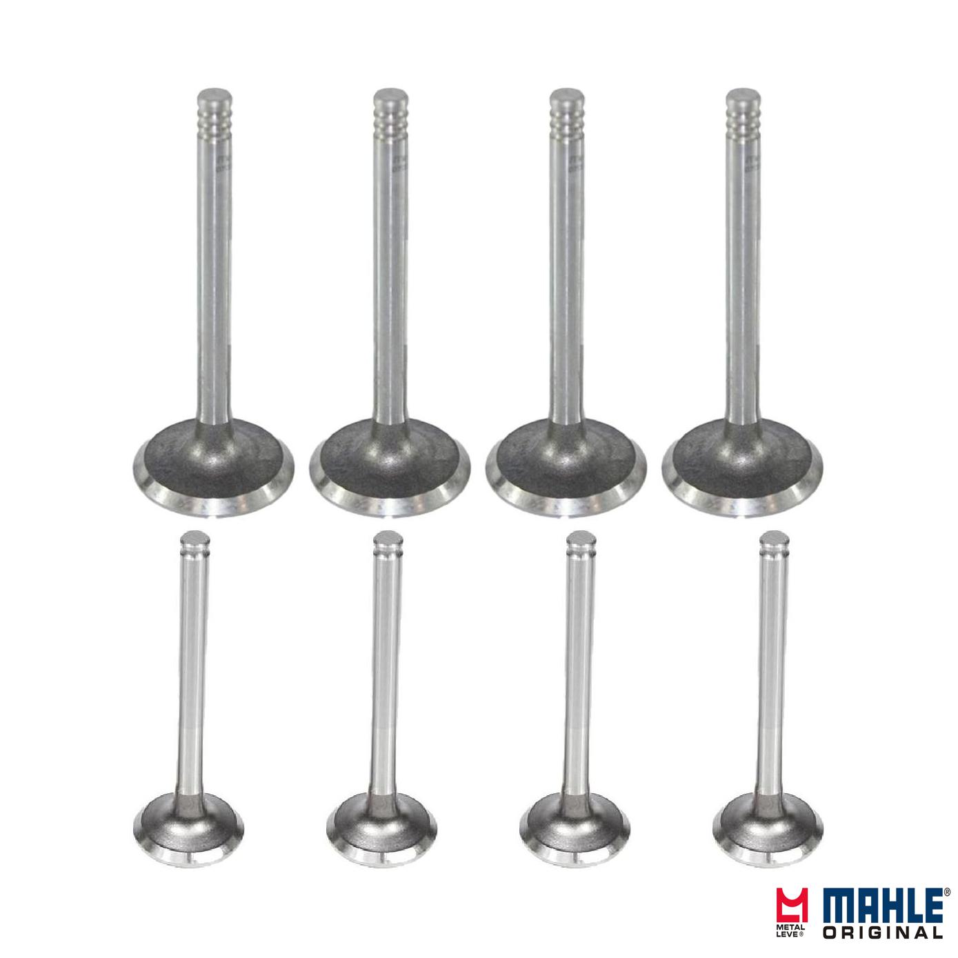 Kit com 4 Válvulas de Admissão e 4 Válvulas de Escape - Mahle Metal Leve - VA0700017 STD / VE0700062 STD