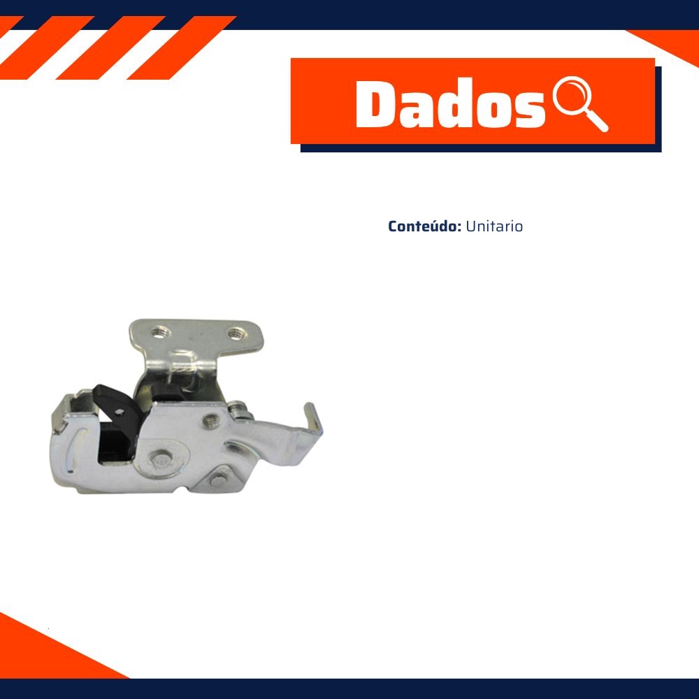 Fechadura Inferior DA Porta Traseira (Baú) - Esquerdo - Universal - 70577